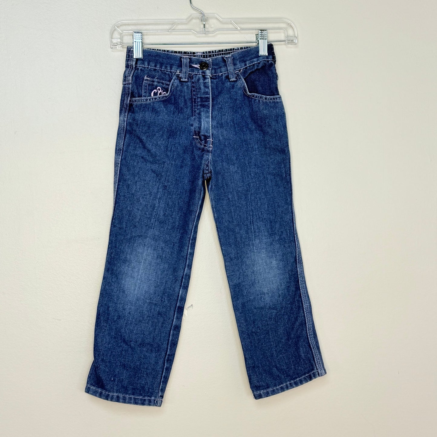 1980s Cabbage Patch Kids Blue Jeans, Embroidered Pockets