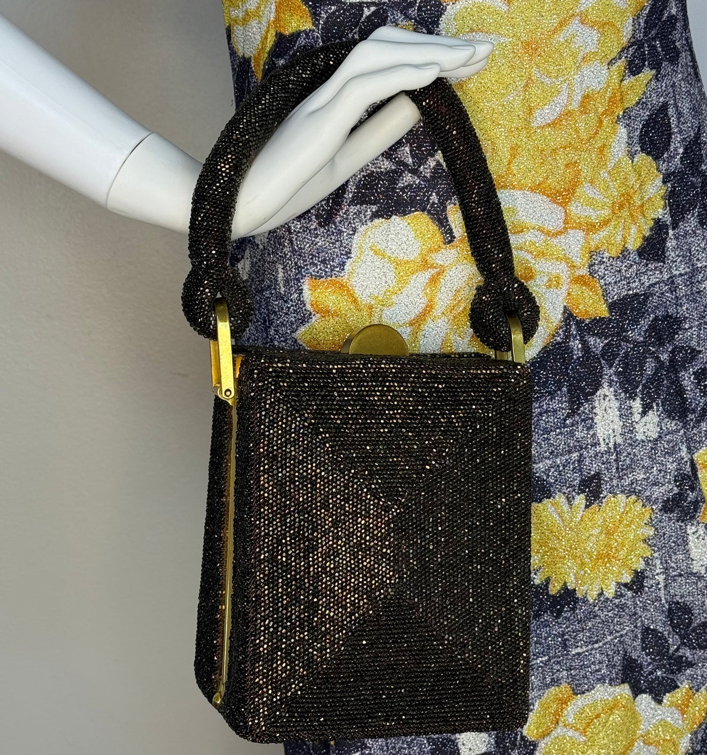 1940s/50s Beaded Box Purse, An Original Fre- Mor Creation Handbag