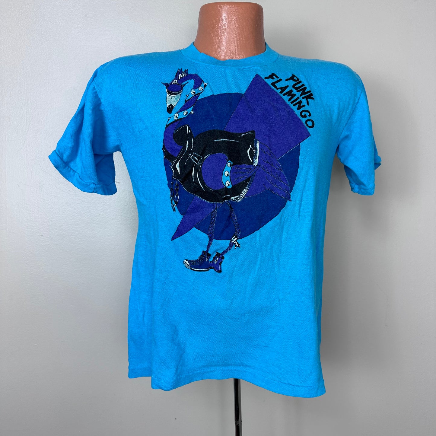 1970s/80s Punk Flamingo T-Shirt, Fantasy Size S/M