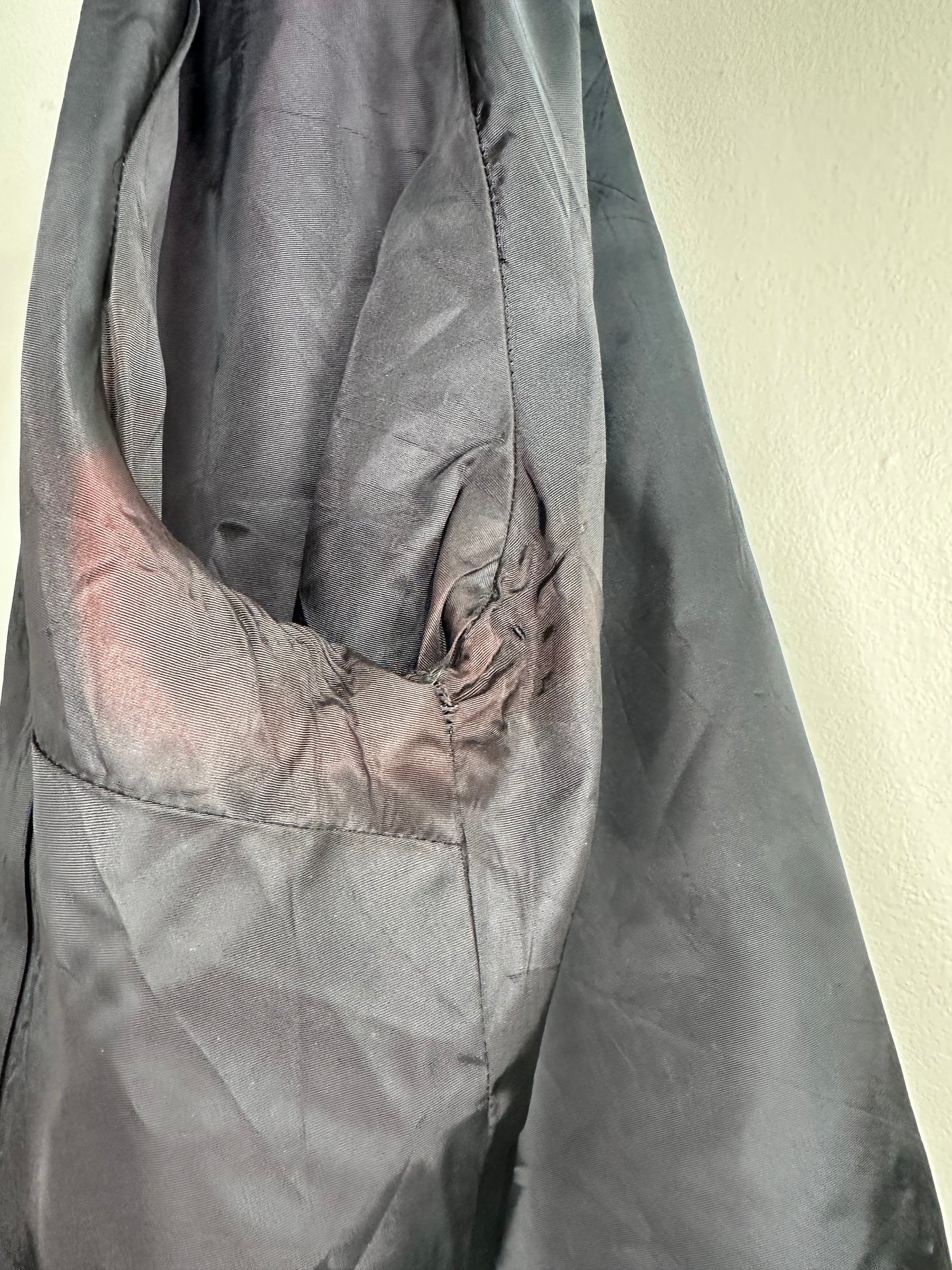 1960s Blue Lurex Suit, Size Medium-Large, 3 Piece Set, Top, Skirt, Jacket