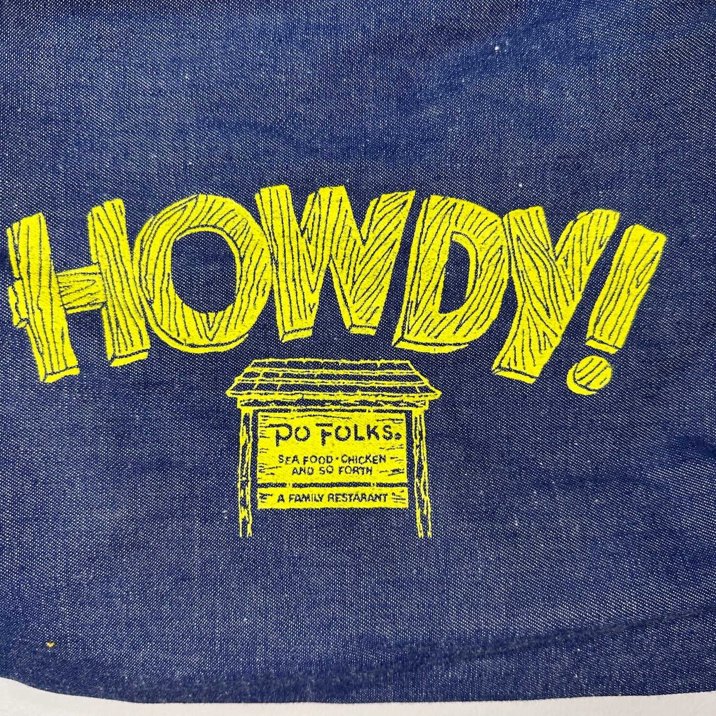 1970s/80 Howdy Po Folks Denim Backpack