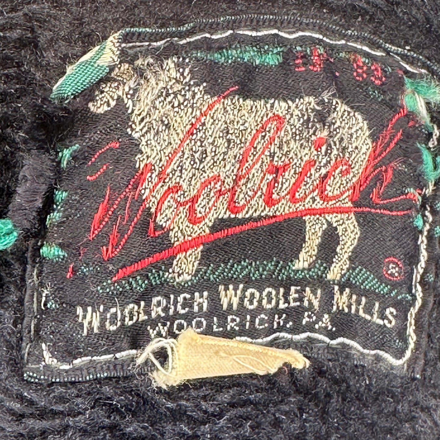 1950s/60s Blue Plaid Wool Hooded Jacket, Woolrich Size Medium