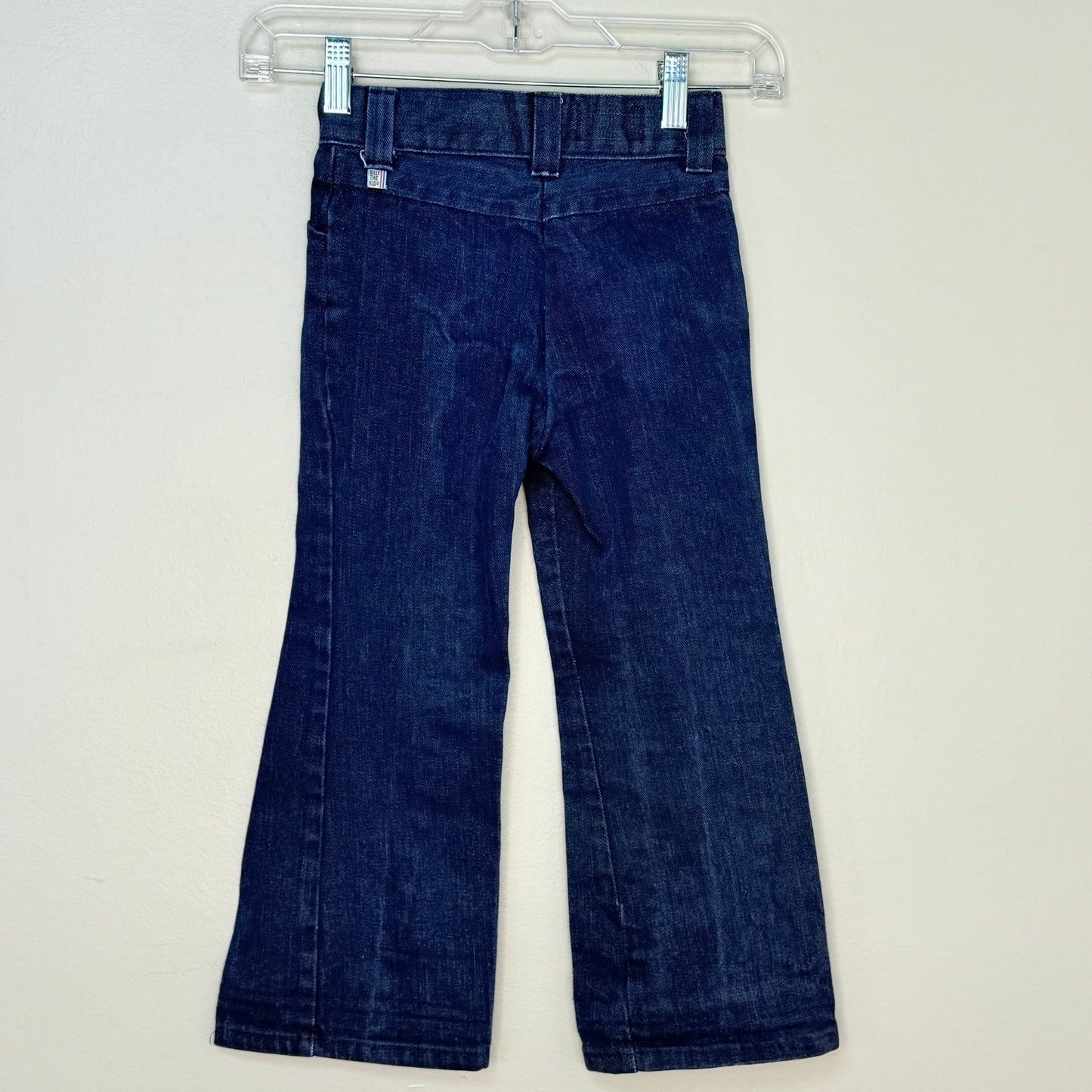 1970s Kids Flare Leg Blue Jeans, Billy the Kid Size 6