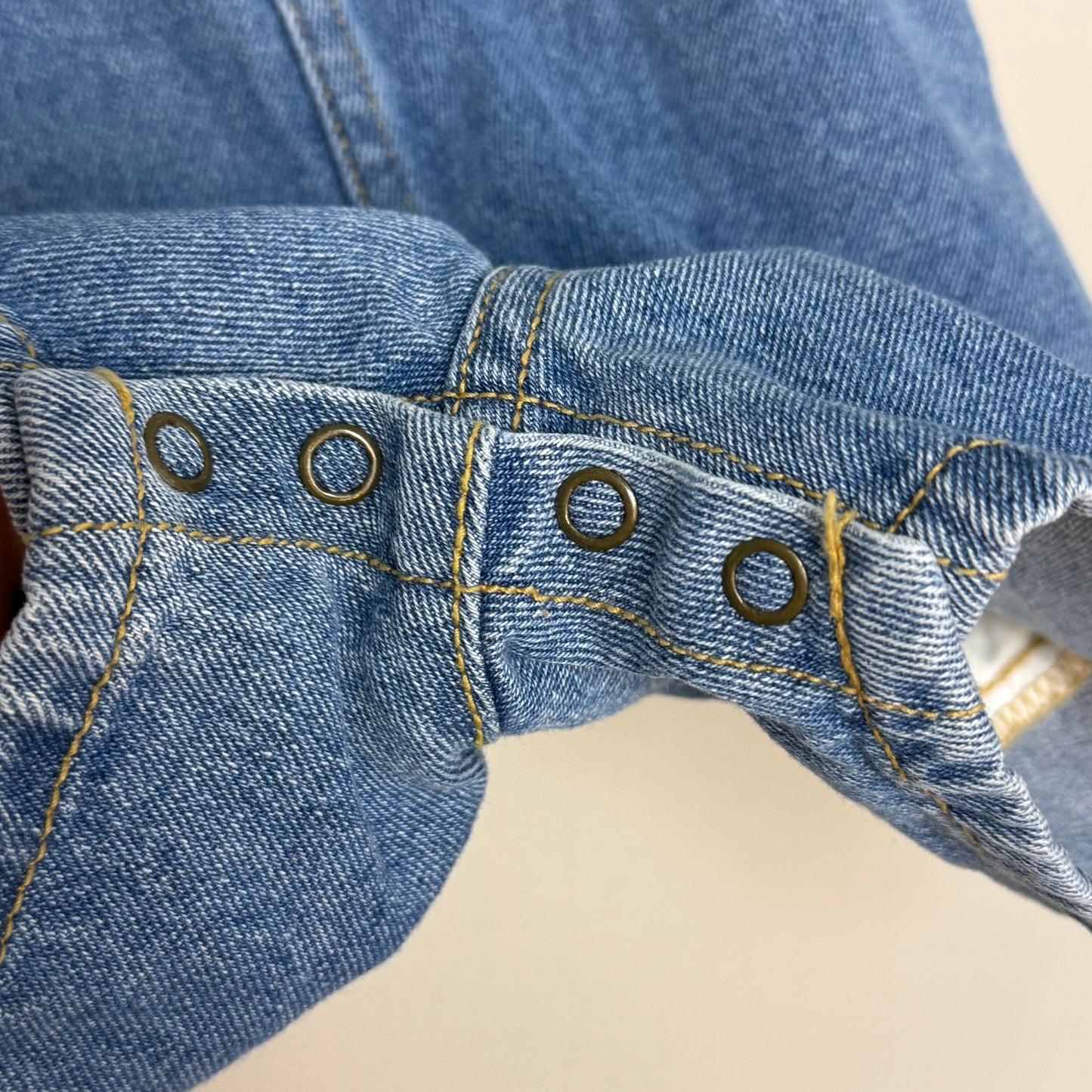 1990s Denim Shortalls, Baby Guess Overalls USA Size 18m