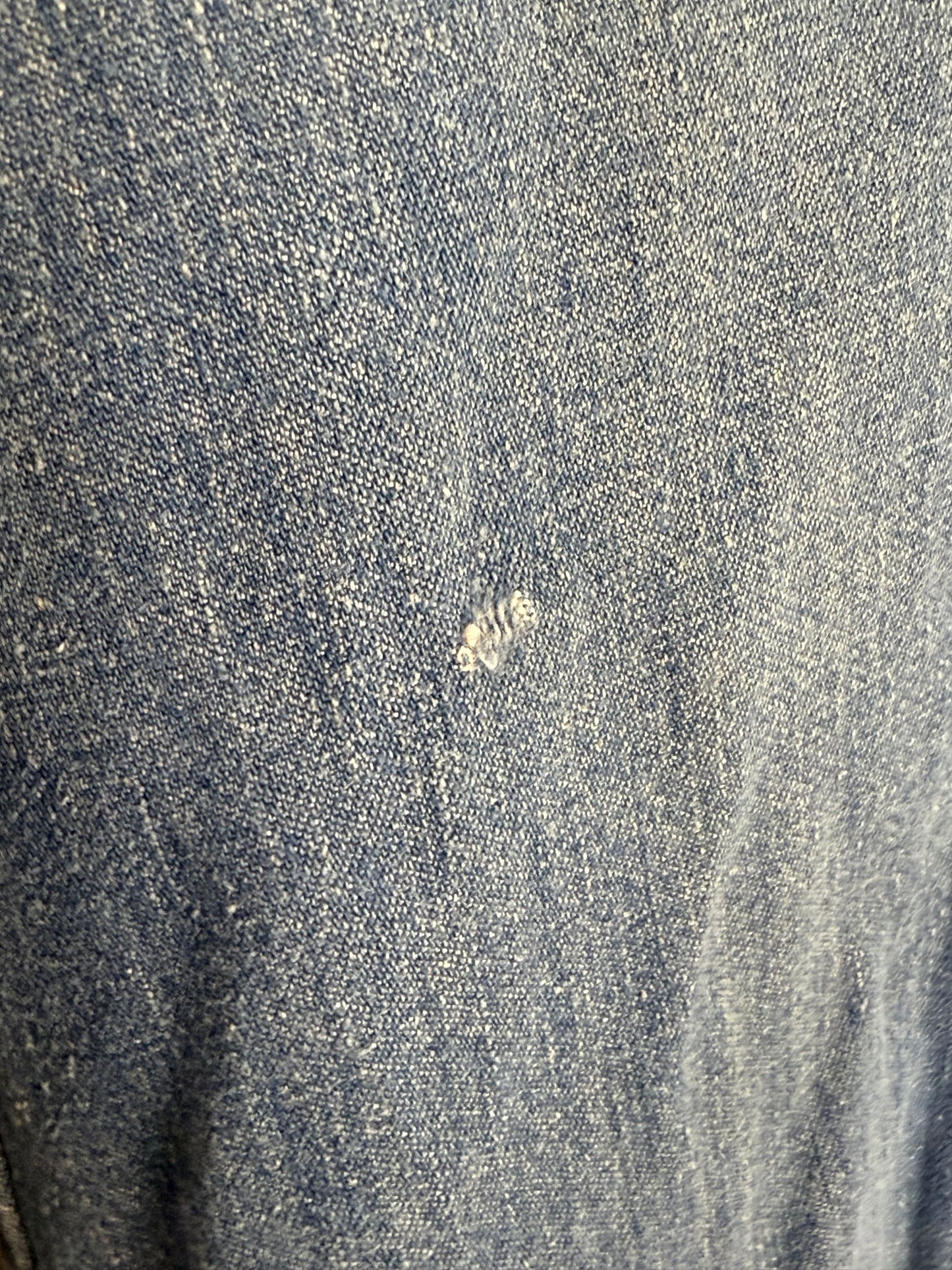 1970s Kids Bellbottom Blue Jeans with Ribbon and Lace Pockets, Luv It Size 8 Slim