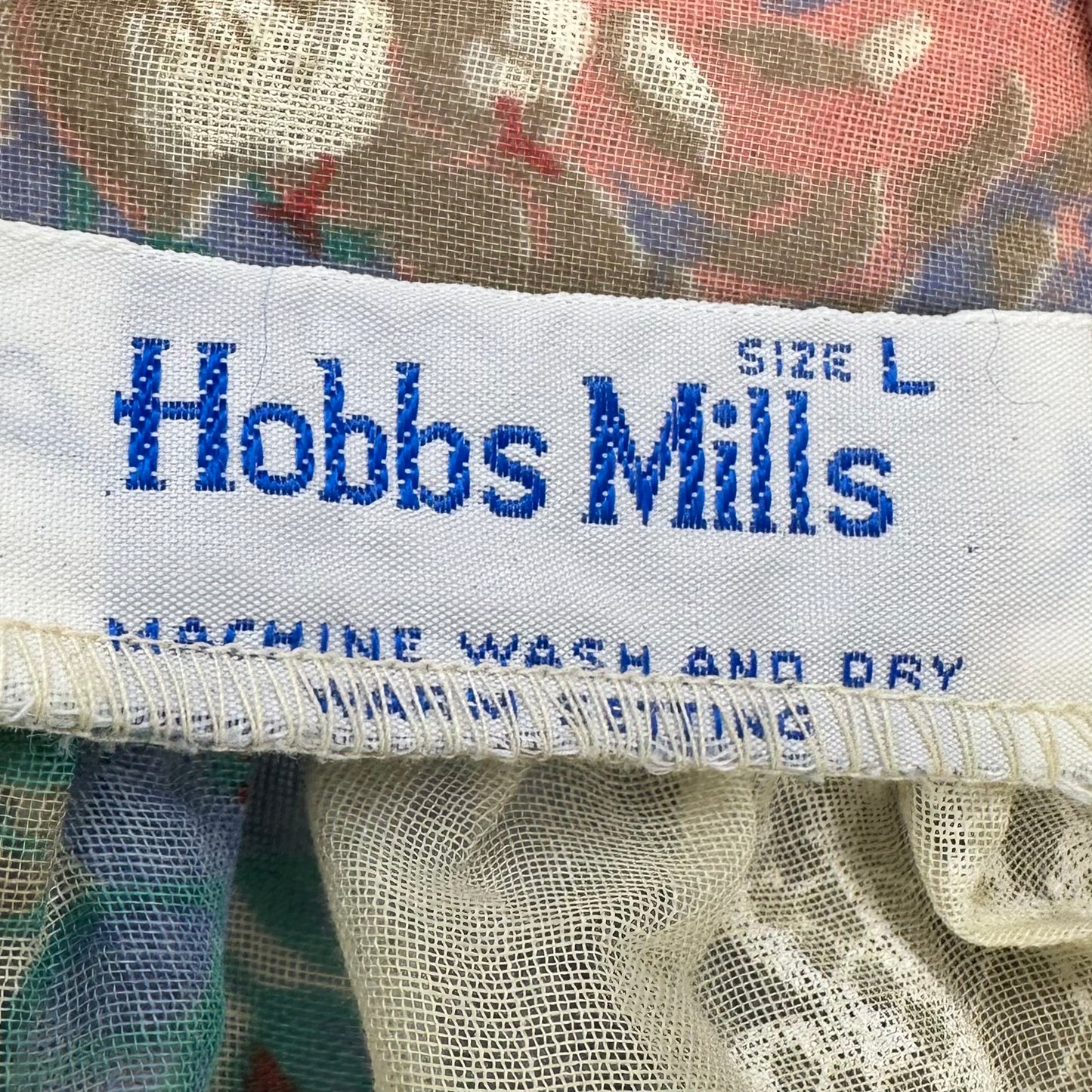 1970s Boho Blouse, Handkerchief Sleeves, Hobbs Mills Size S/M