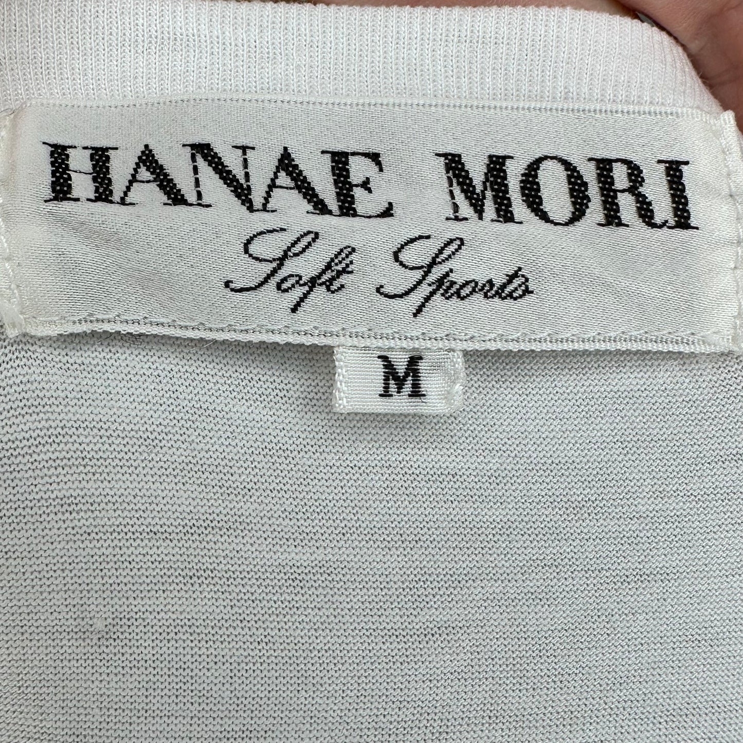 1980s Hanae Mori 35 Years of Design T-Shirt, Hanae Mori Soft Sports Size Medium, Flower