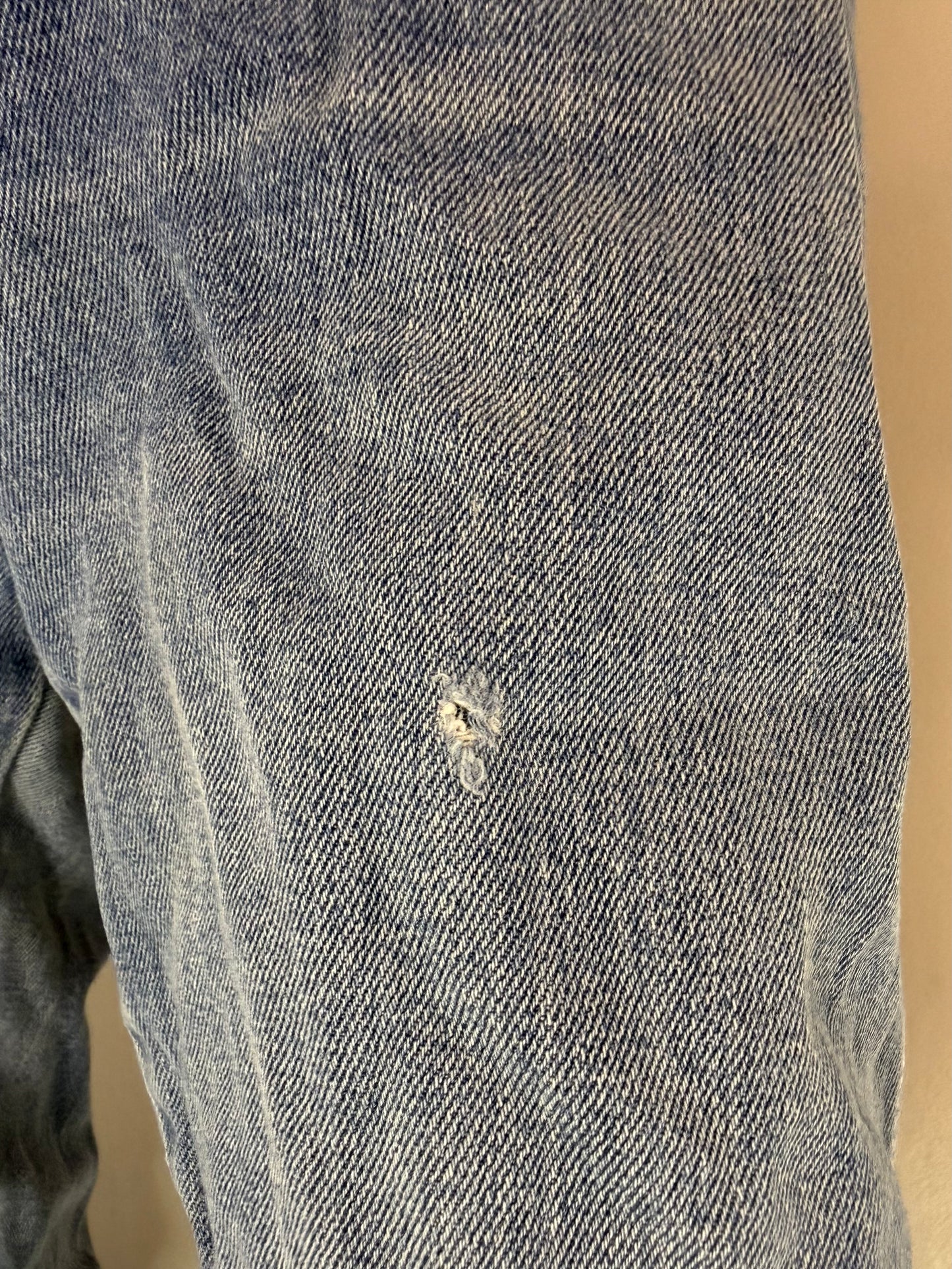 1970s Blue Jeans, High Rise, Straight Leg, Best Made Togs Size 0, 25"x33"