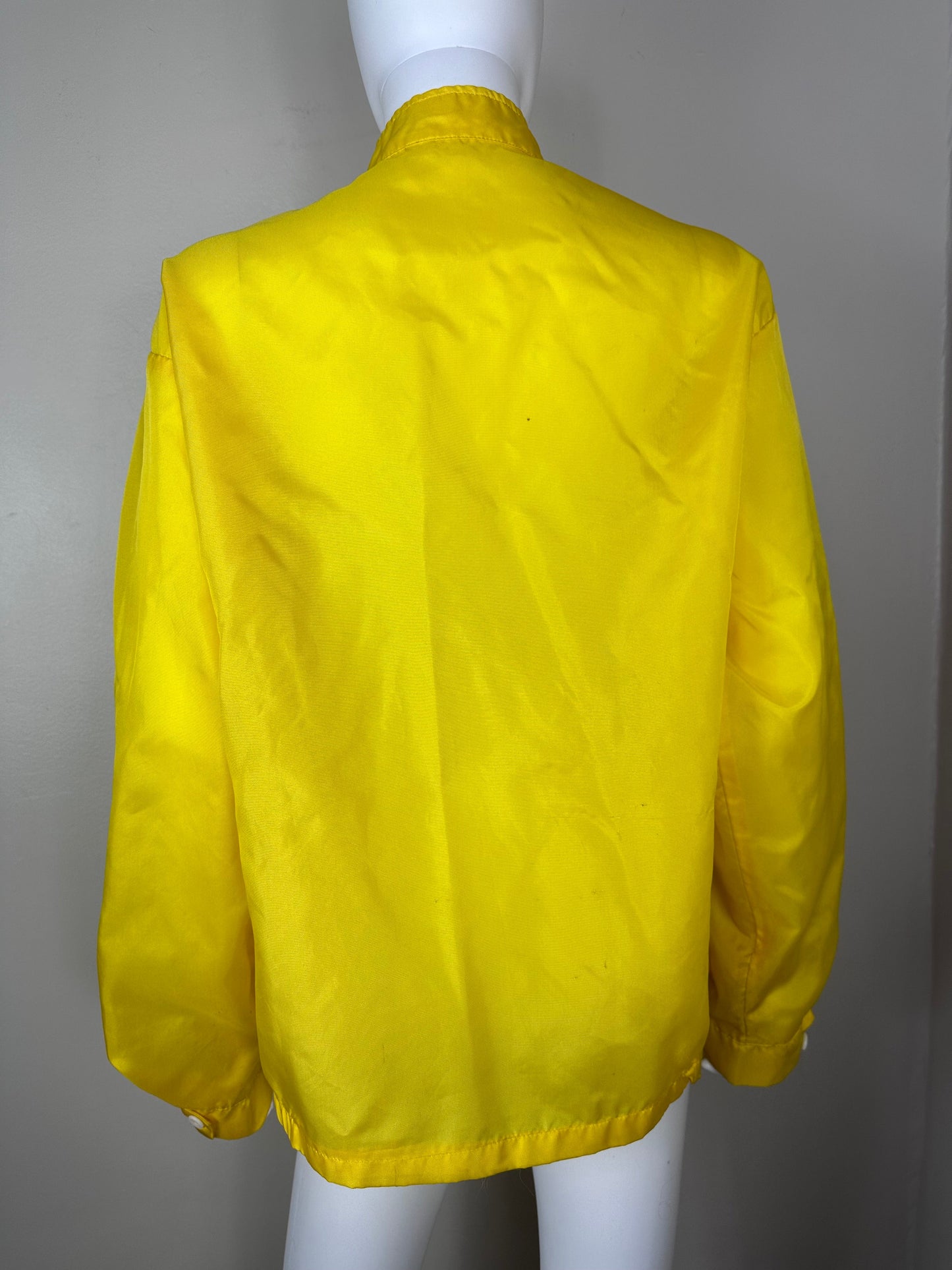 1960s Yellow Racing Jacket, Louisville Sportswear Size Large, Try It You’ll Like It, Yield