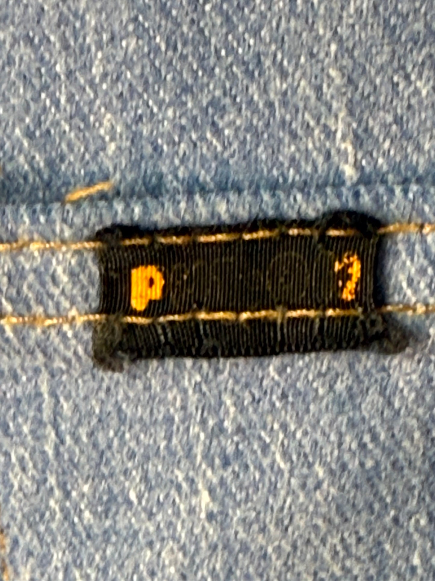 1970s Flare Leg Blue Jeans, The Put On Shop Sears, 28"x30.5", Mid Rise