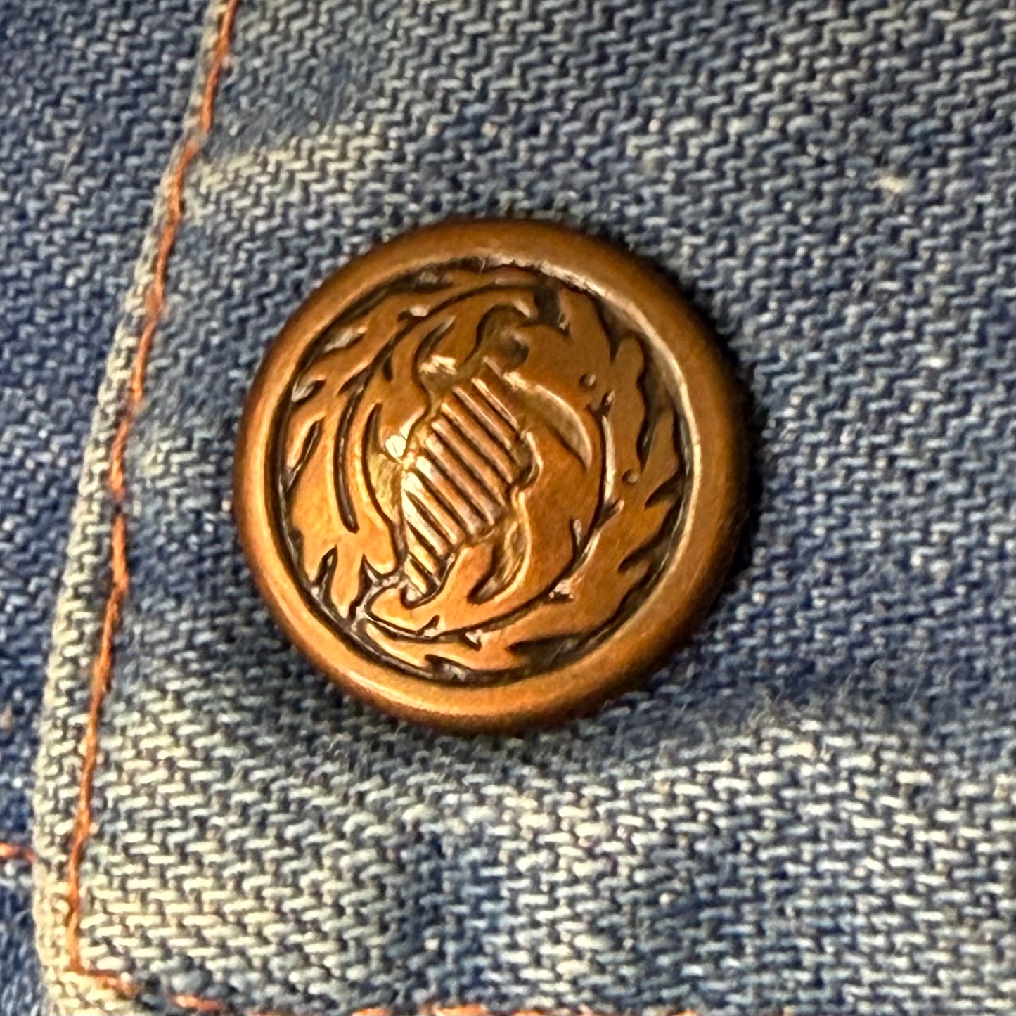 1970s Kids Bellbottom Blue Jeans with Pintucks, Sears Roebuck and Co Size 8 Slim