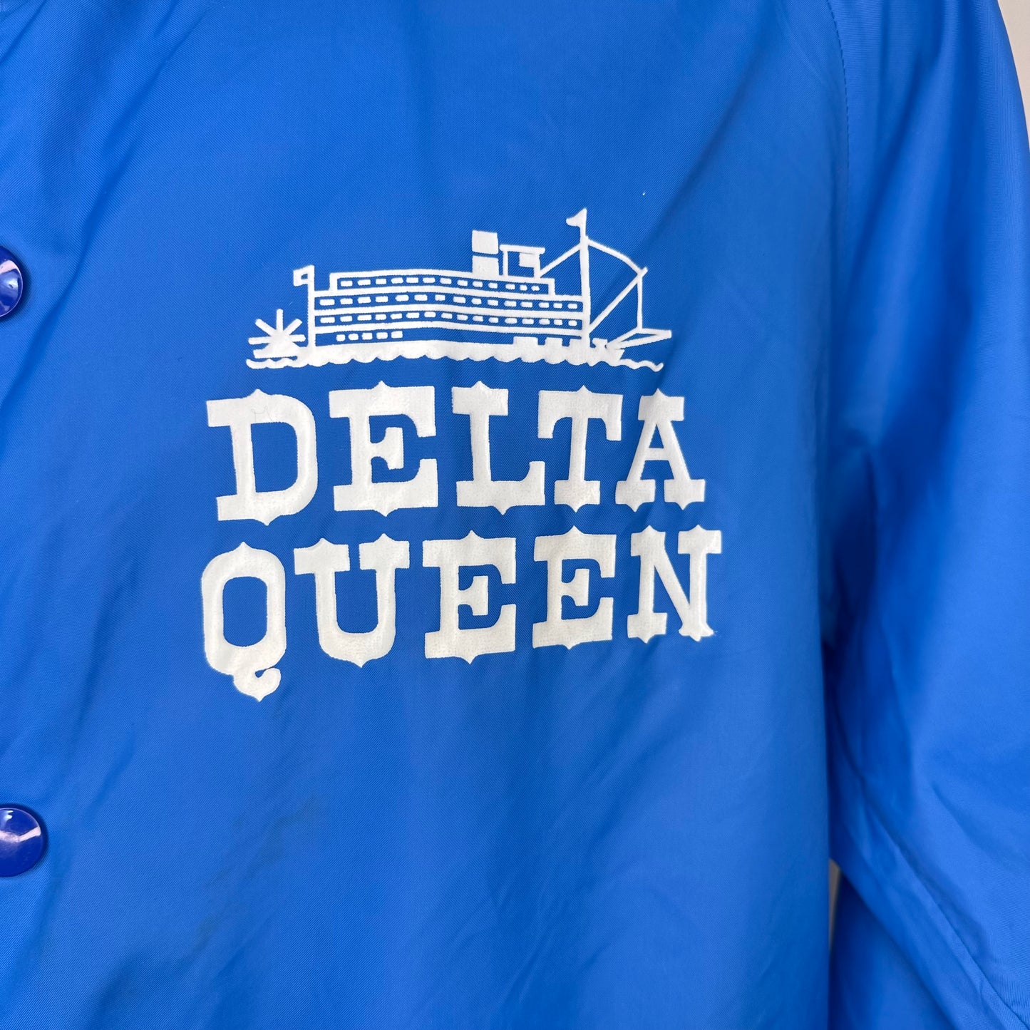 1970s Delta Queen Windbreaker Jacket, Sportsmaster Size Medium