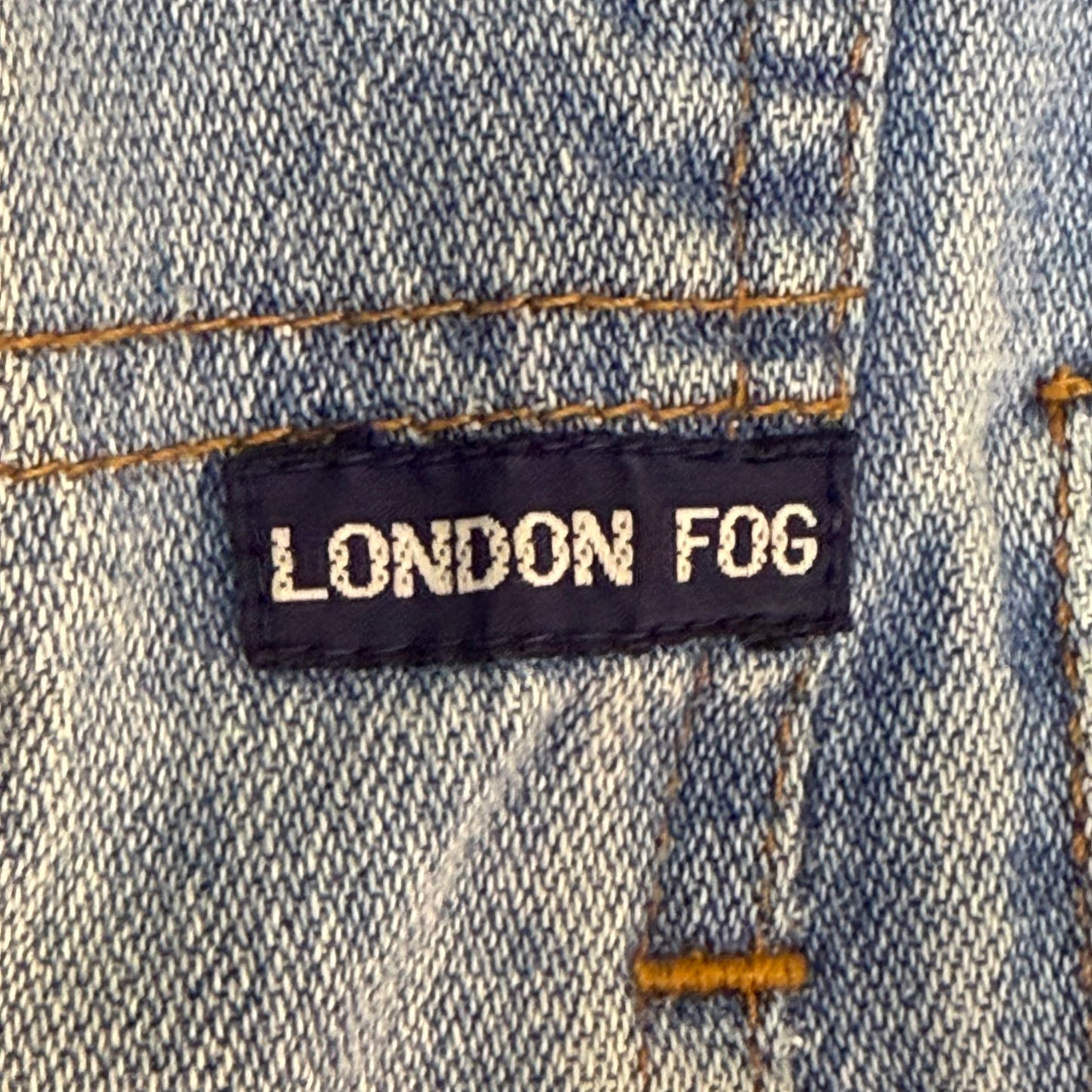 1980s Kids Denim Jacket with Horse Painting on Back, London Fog Size 7/8