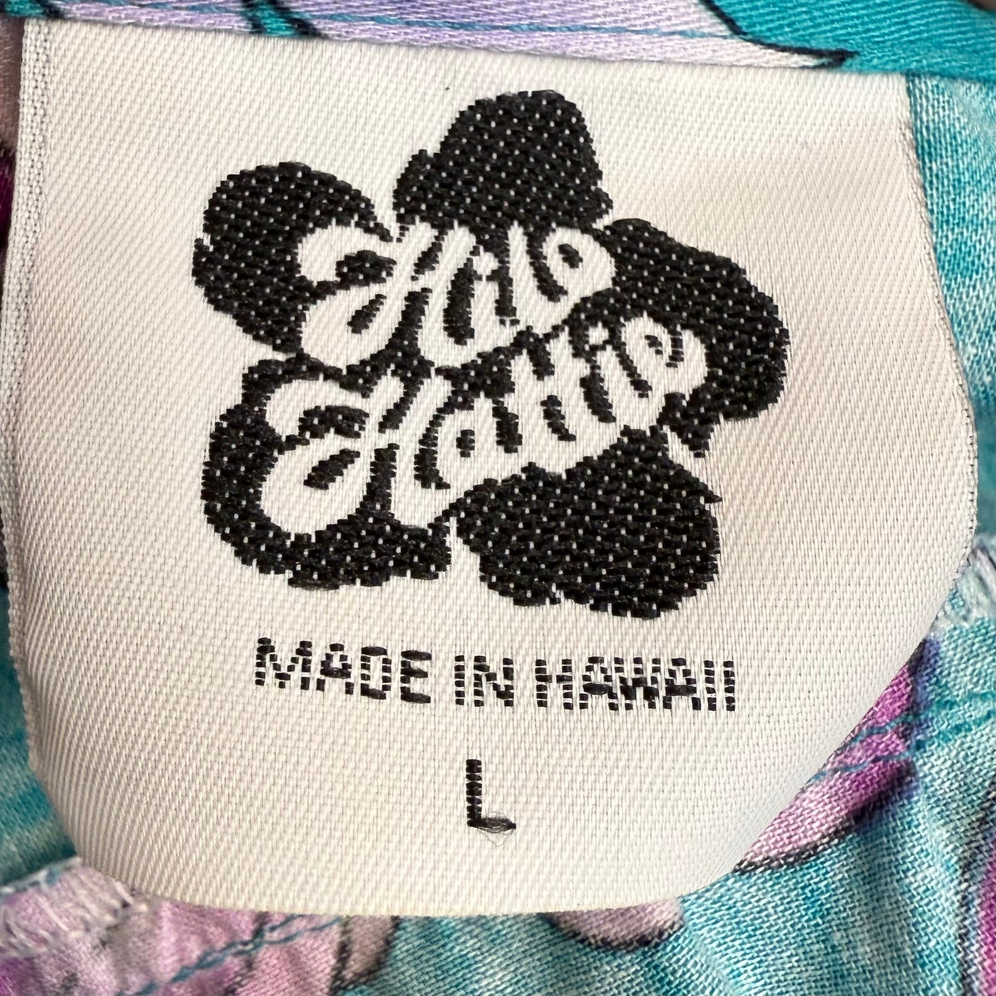 1980s Women’s Hawaiian Shirt, Cotton Blouse, Hilo Hattie Size Large