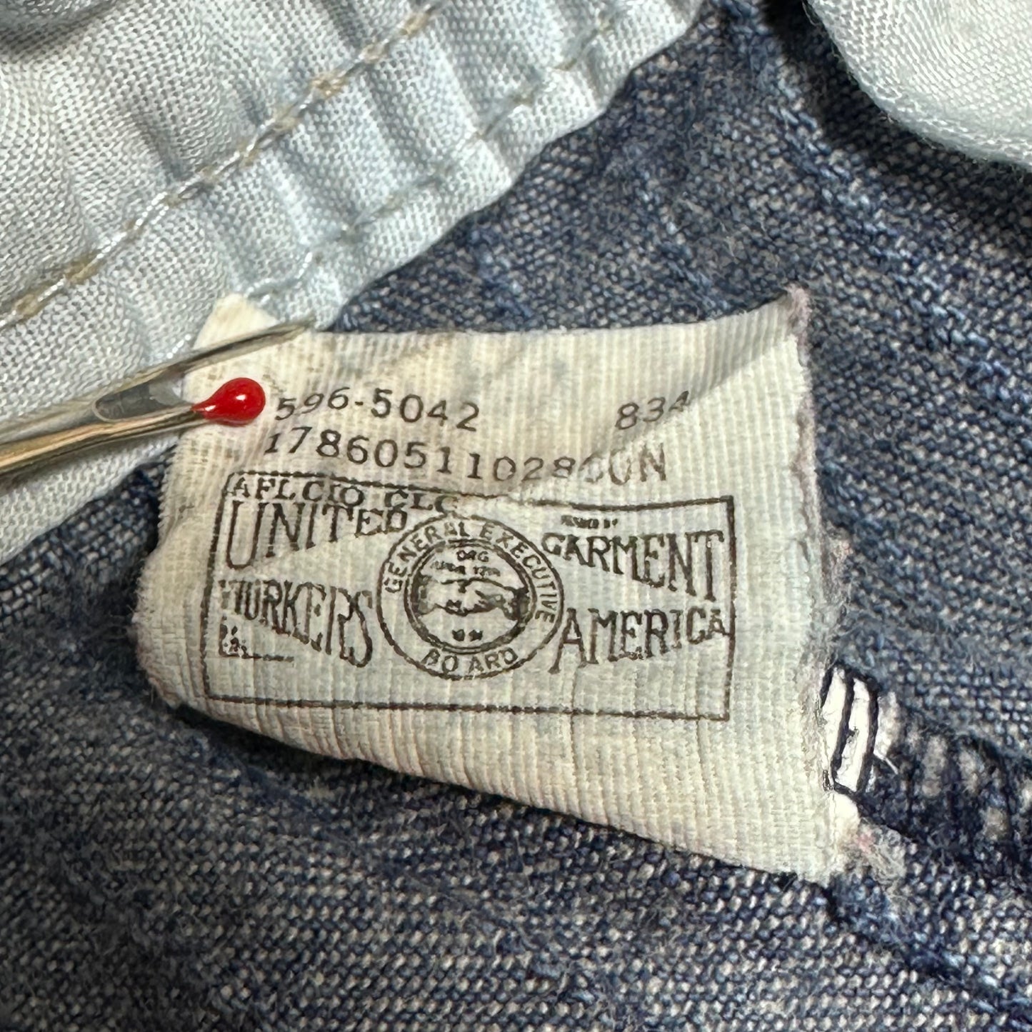 1980s Lee Striped Denim Overalls, Size 12m