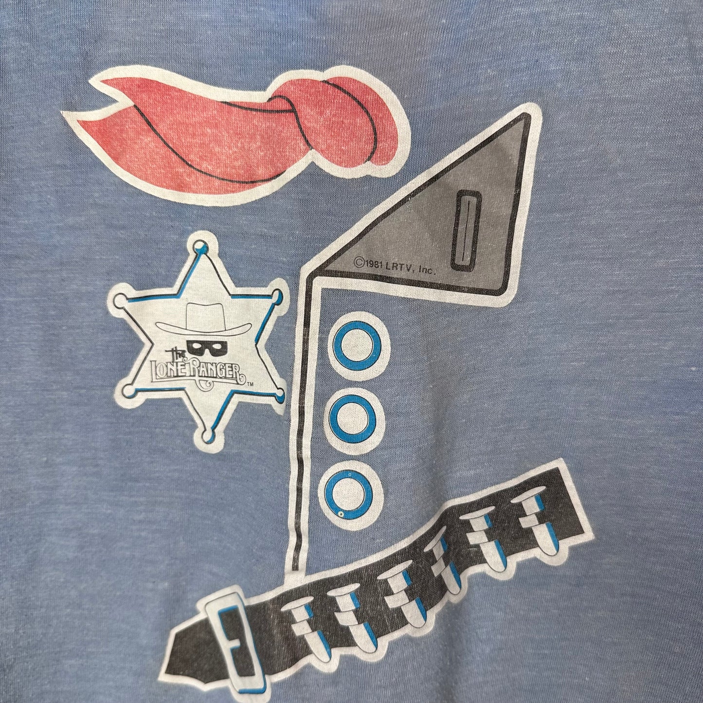 1980s The Legend of the Lone Ranger T-Shirt, Underoos Size 8