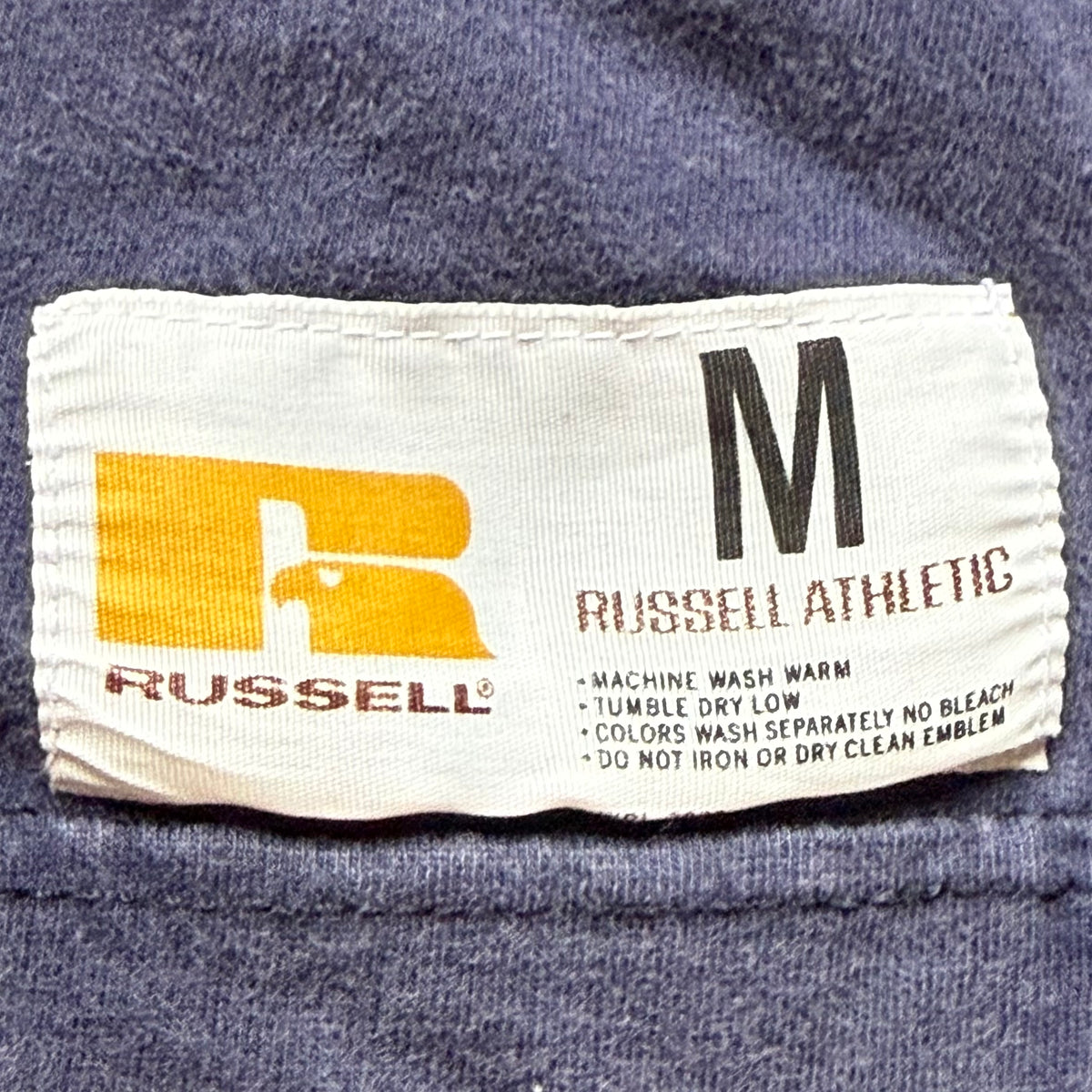 1970s Prep Senior 78 Blue Cotton Jersey T-Shirt, Russell Athletic Size Small