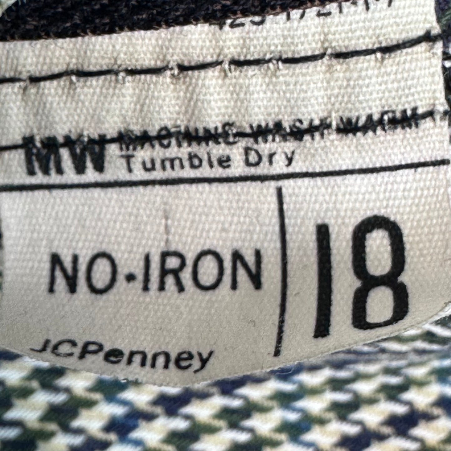 1970s Blue Houndstooth Jeans, JCPenney Super Denim, 31.5x30.5, Flare Leg