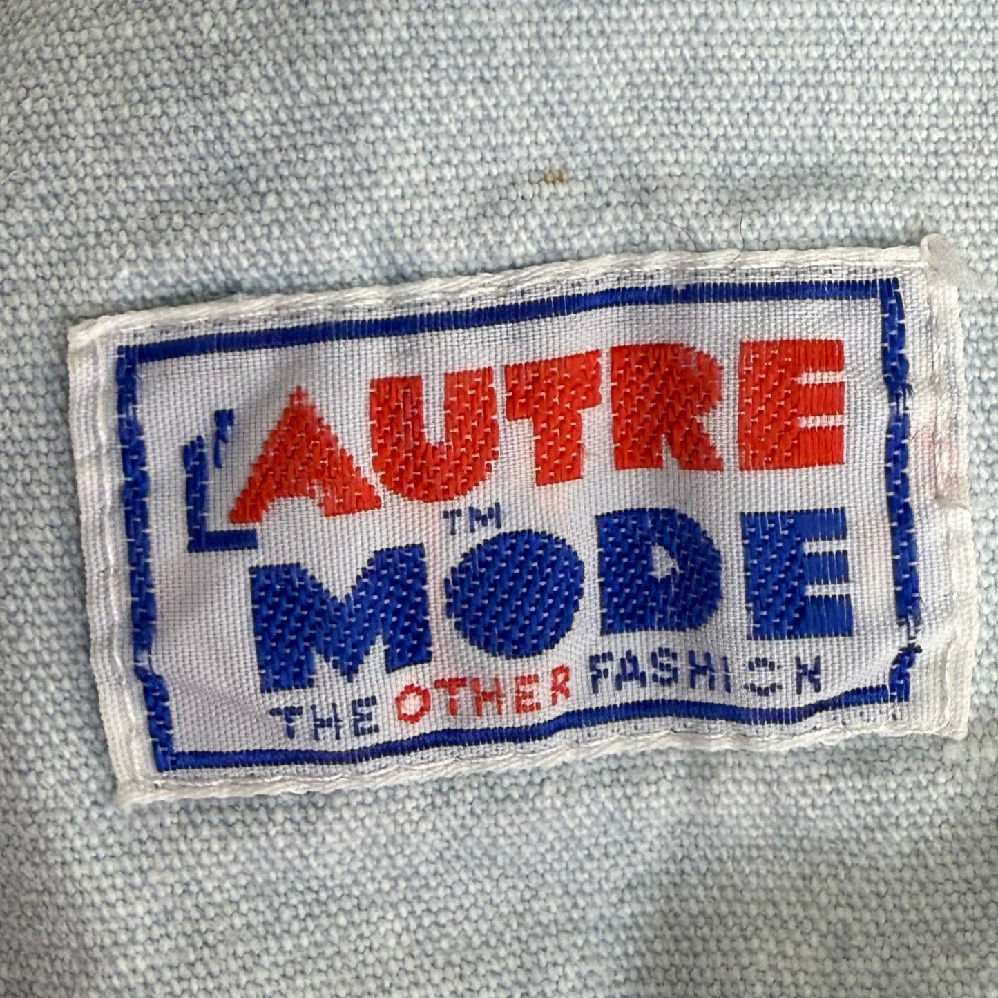 1980s Kids Denim Jacket with Patches, L’Autre Mode Size 9/10