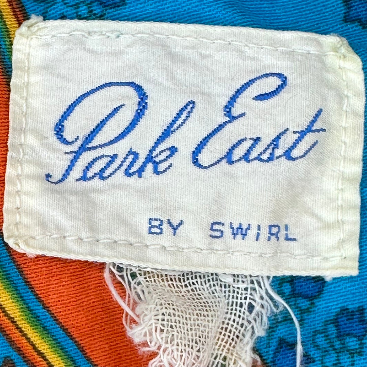 1960s Mod Medallion Print Dress, Park East by Swirl Size Small