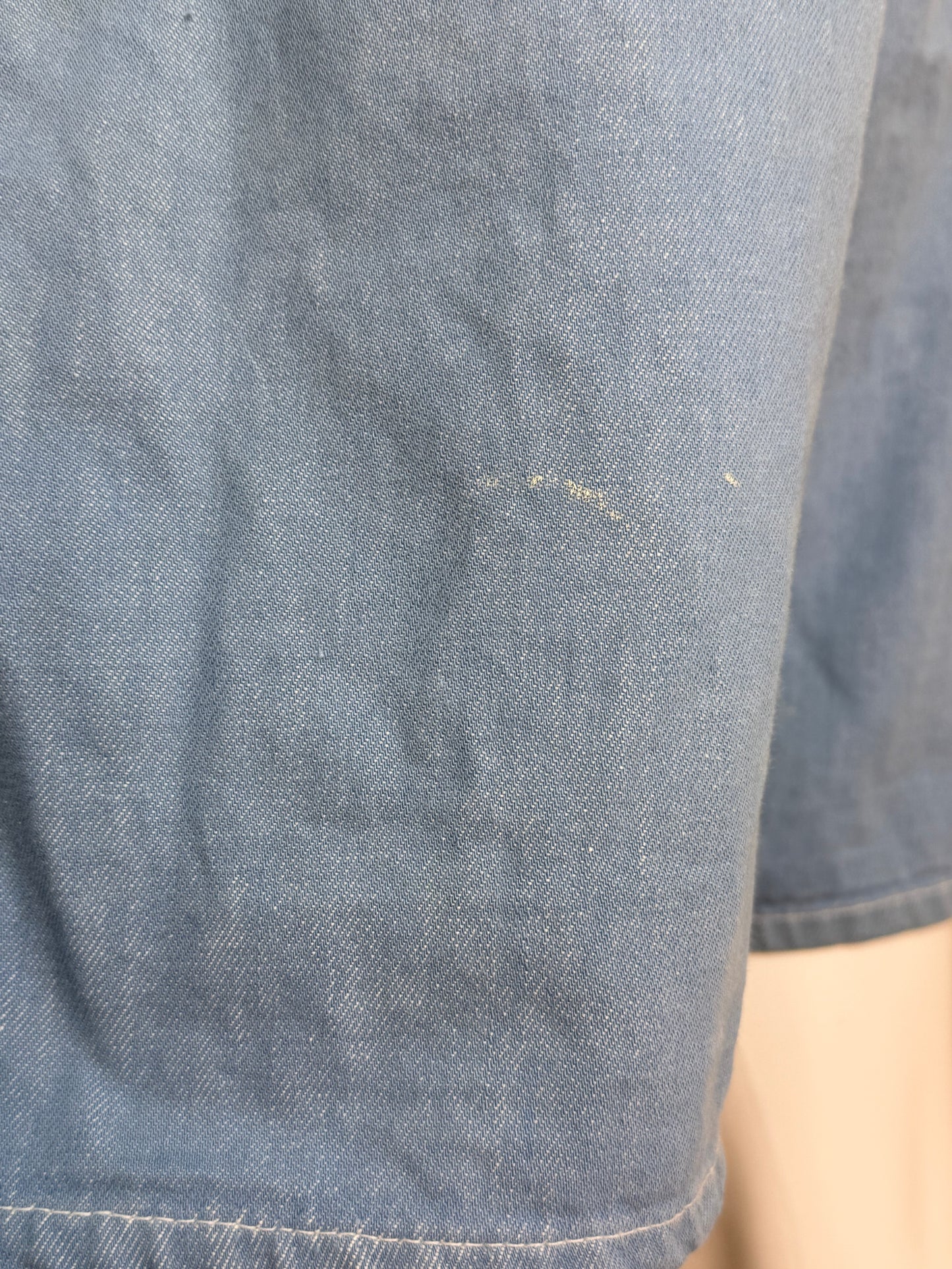 1950s/60s Light Blue Denim Shorts, 27" Waist, High Waisted