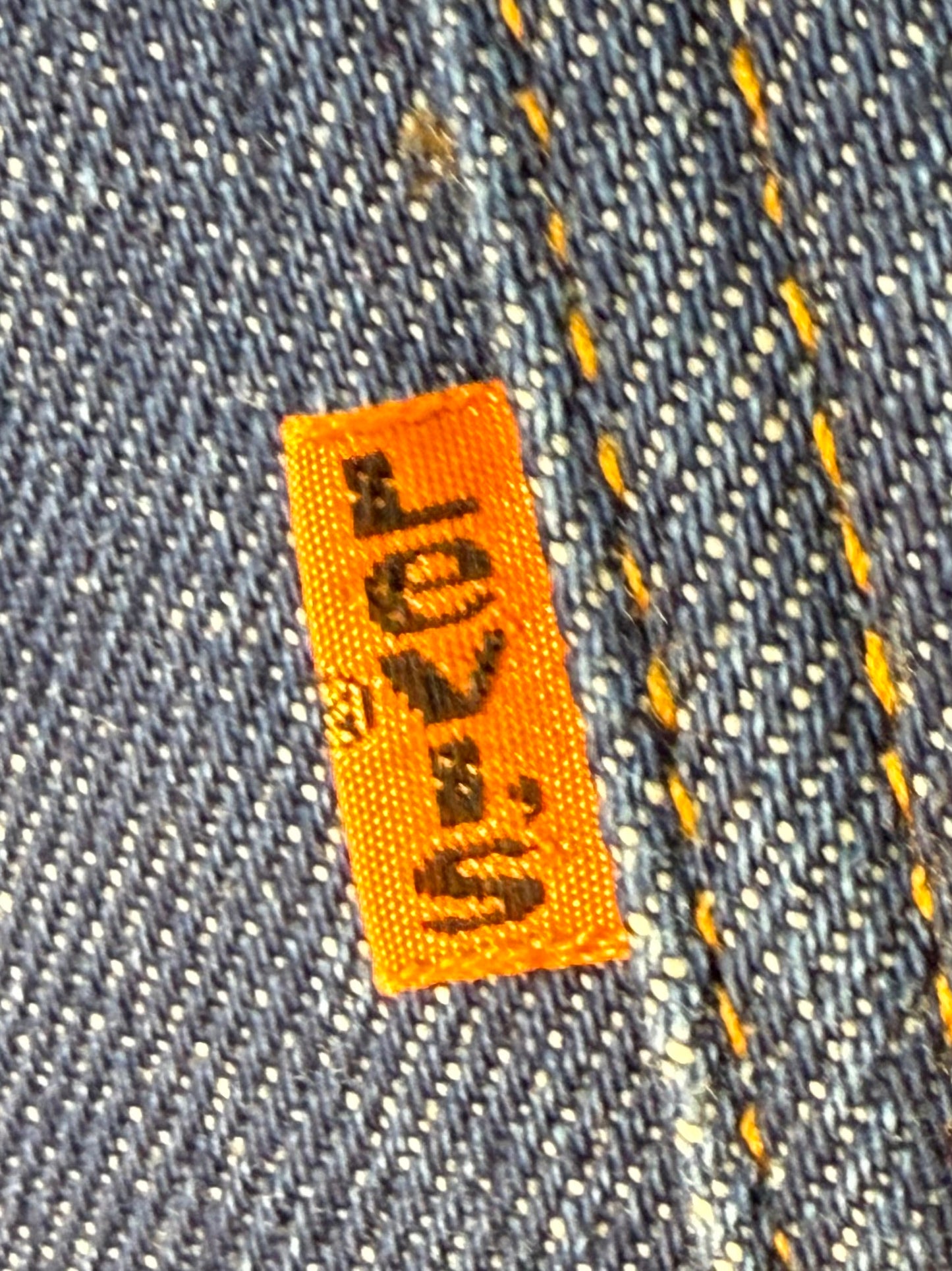 1980s Winter Levi’s Jeans, Dark Denim with Red Flannel Lining, 27"x32", High Rise Straight Leg