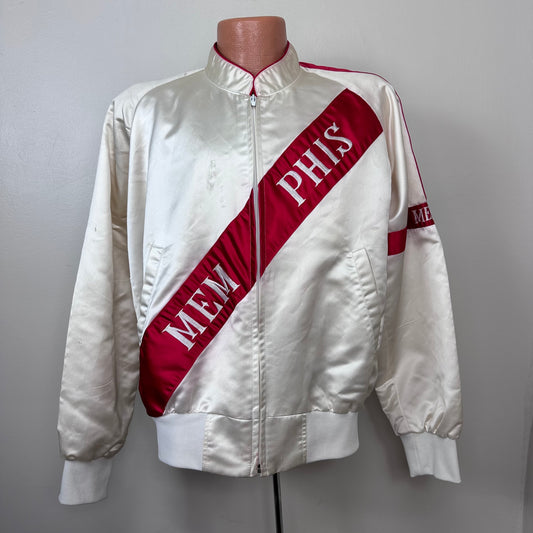 1980s Memphis Satin Jacket, Size M/L