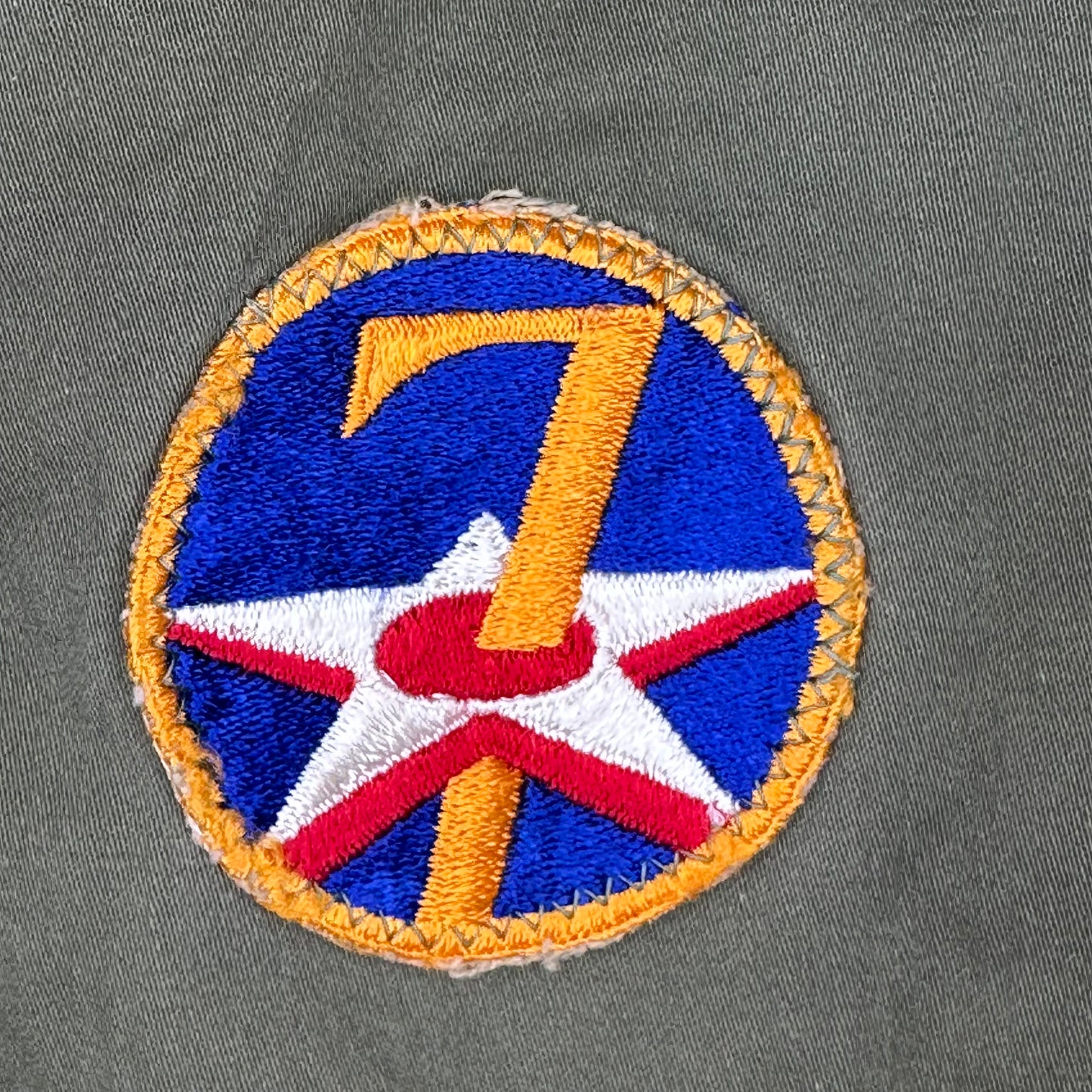 1960s Kids Combat Jacket by Harle with WW2 Patches, Size 8/10