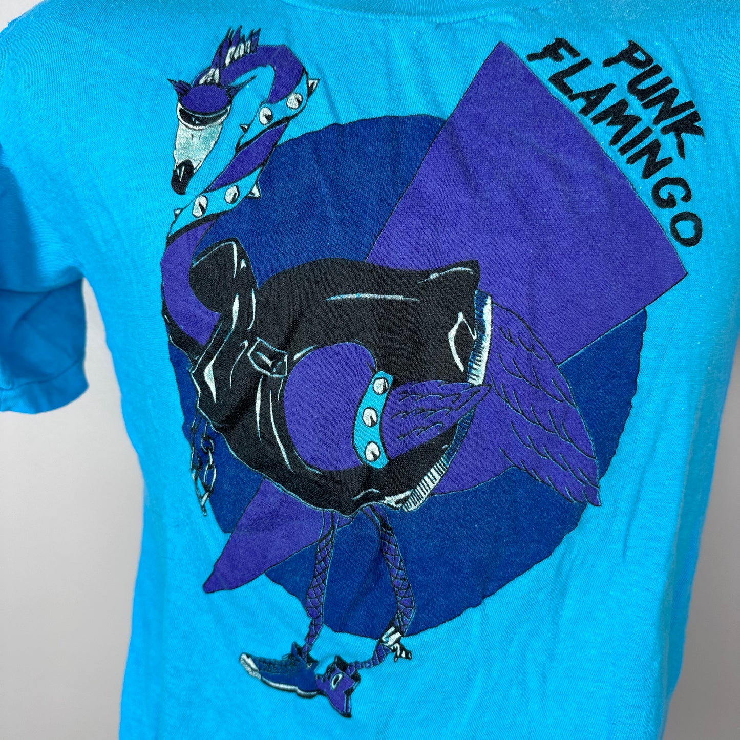 1970s/80s Punk Flamingo T-Shirt, Fantasy Size S/M