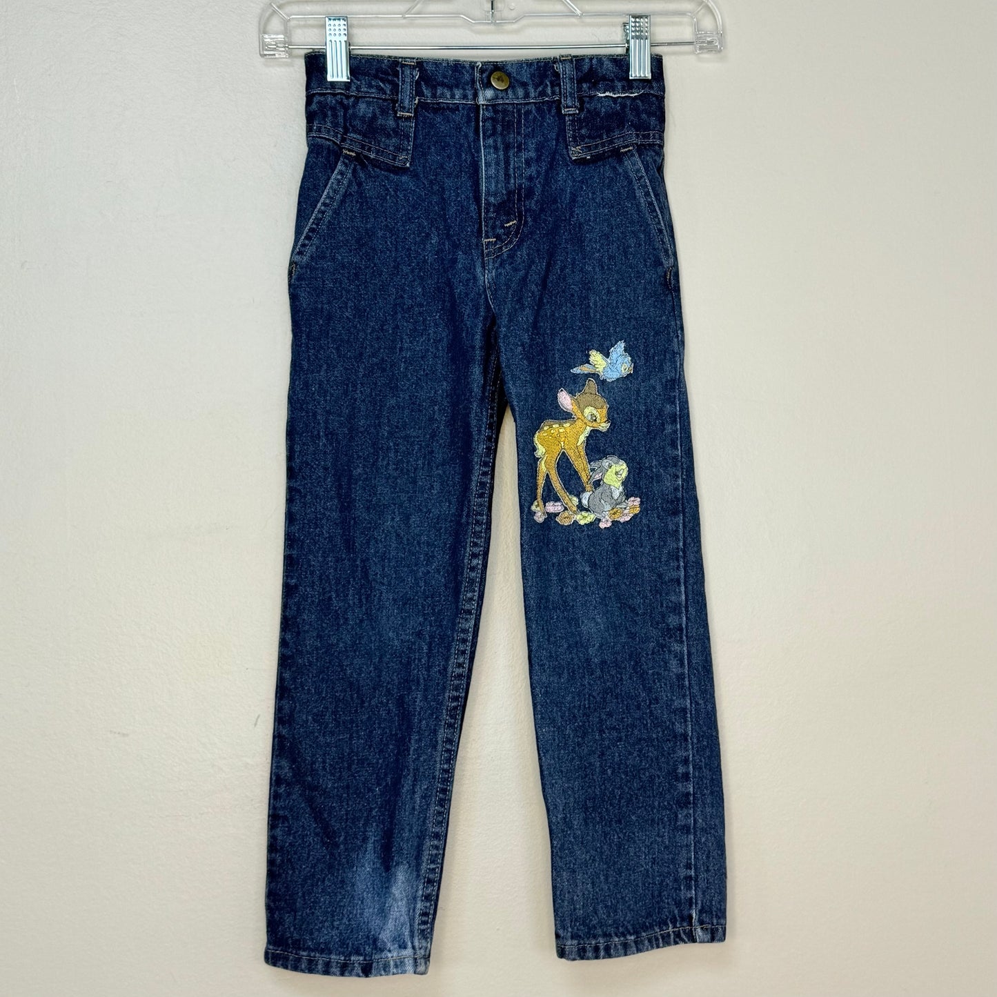 1980s Bambi Blue Jeans, Walt Disney Magic Size 6