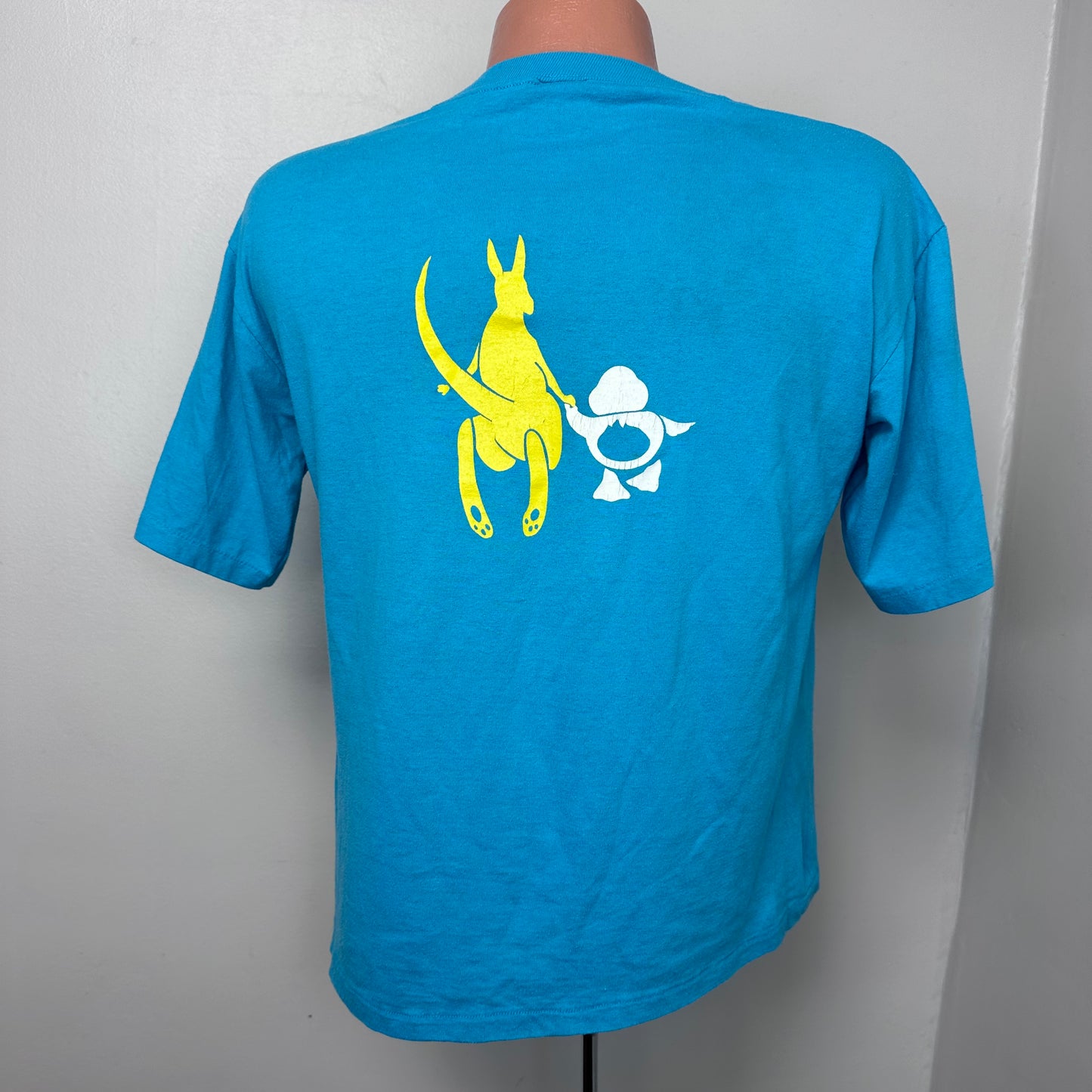 1980s Memphis in May T-Shirt, Jerzees by Russell Size Large, Kangaroo, Peabody Hotel Duck
