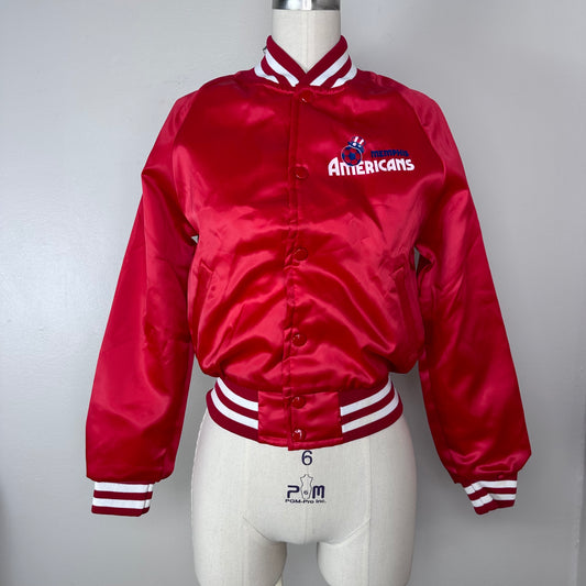 1980s Memphis Americans Soccer Satin Jacket, It’s A Rumble, USA Sports Apparel Size Youth Medium