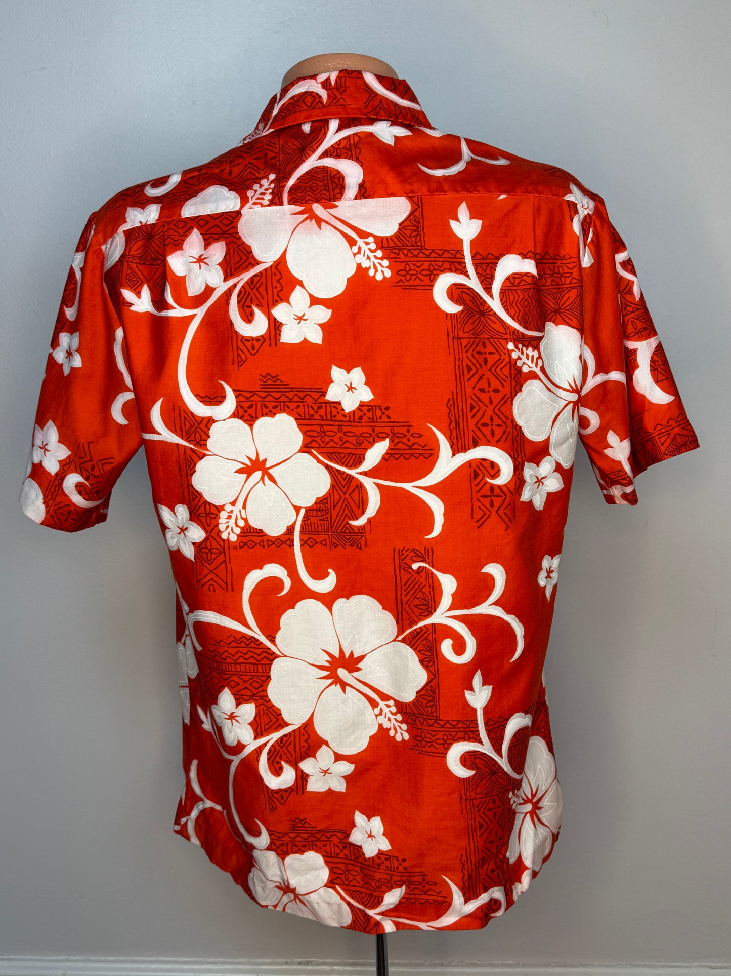 1980s Hawaiian Shirt, Cotton, Hilo Hattie Size Medium