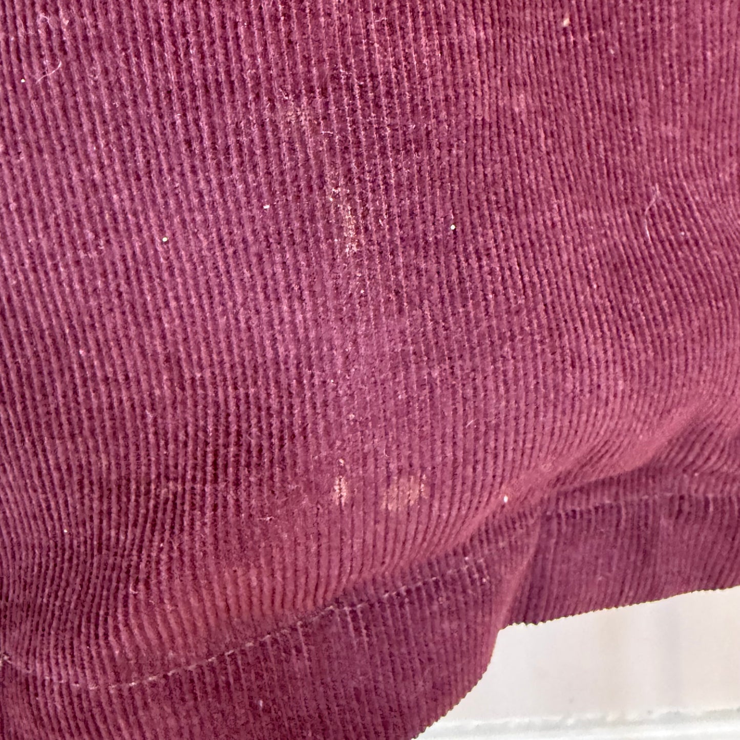 1960s/70s Burgundy Corduroy Jacket, Embroidered, Watsons Beagles, Size XL-2XL