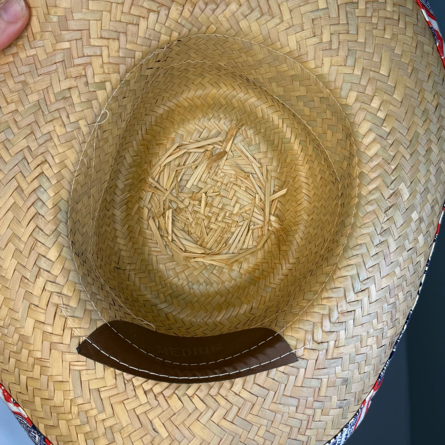 1980s Budweiser Beer Straw Hat, Panama Hat, Size Medium