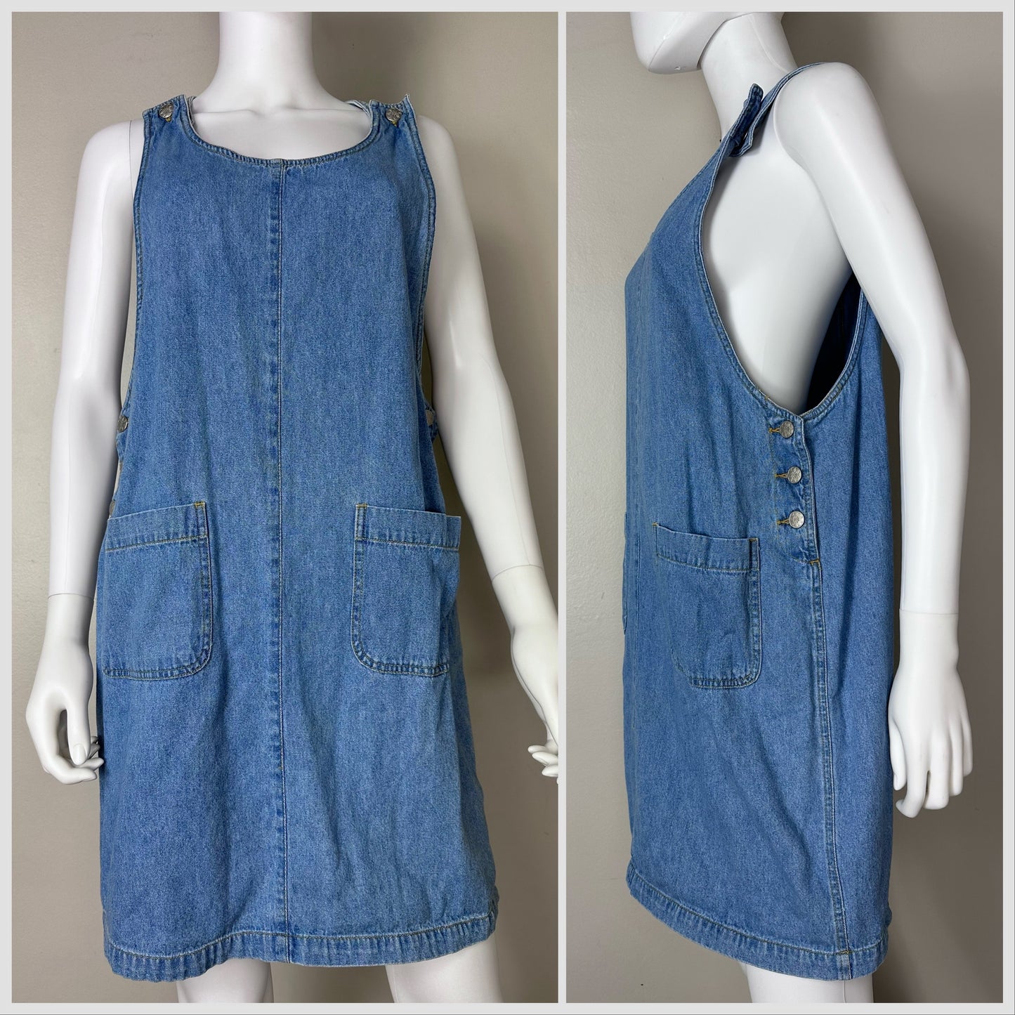 1990s Denim Jumper, FADS Size Large