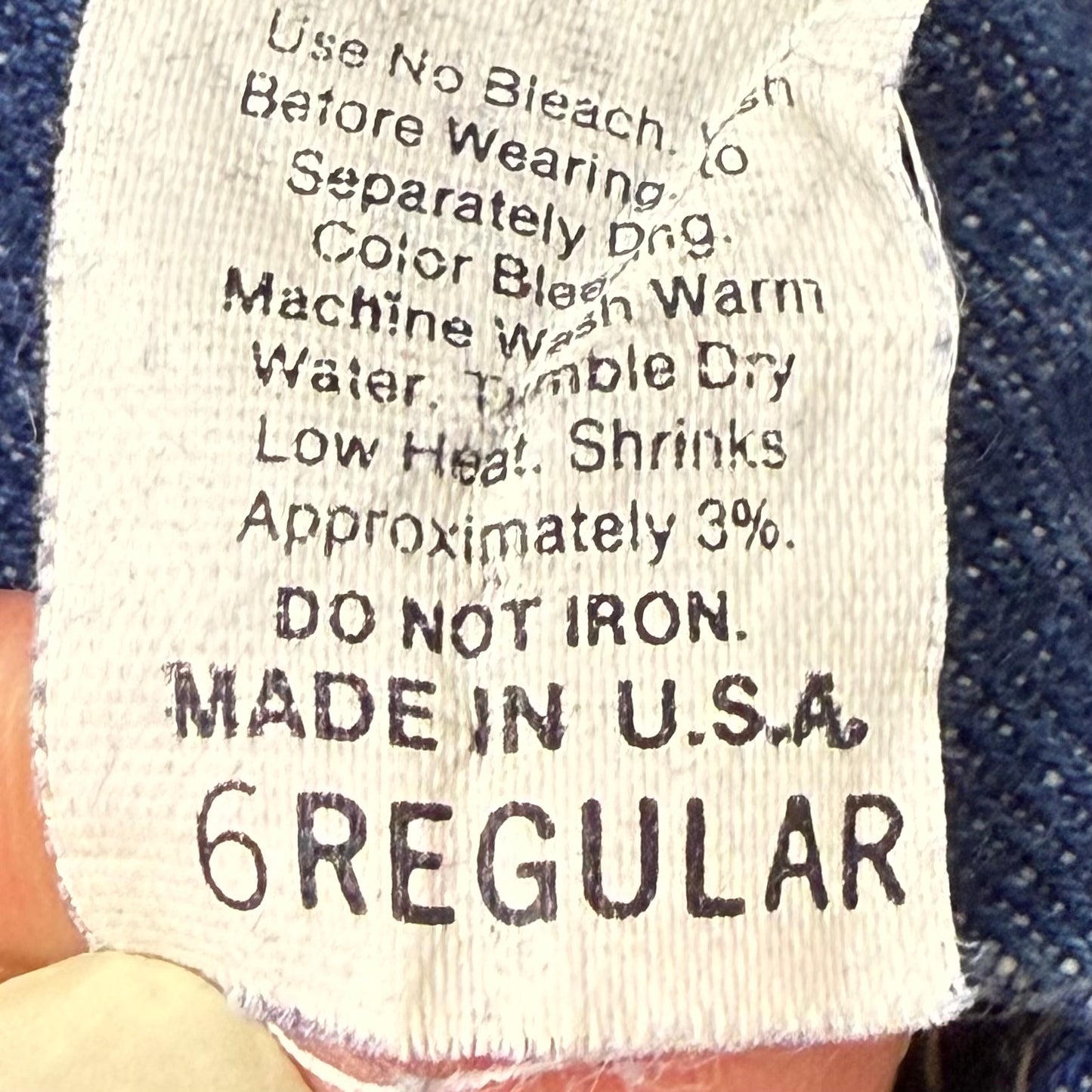 1980s Bambi Blue Jeans, Walt Disney Magic Size 6