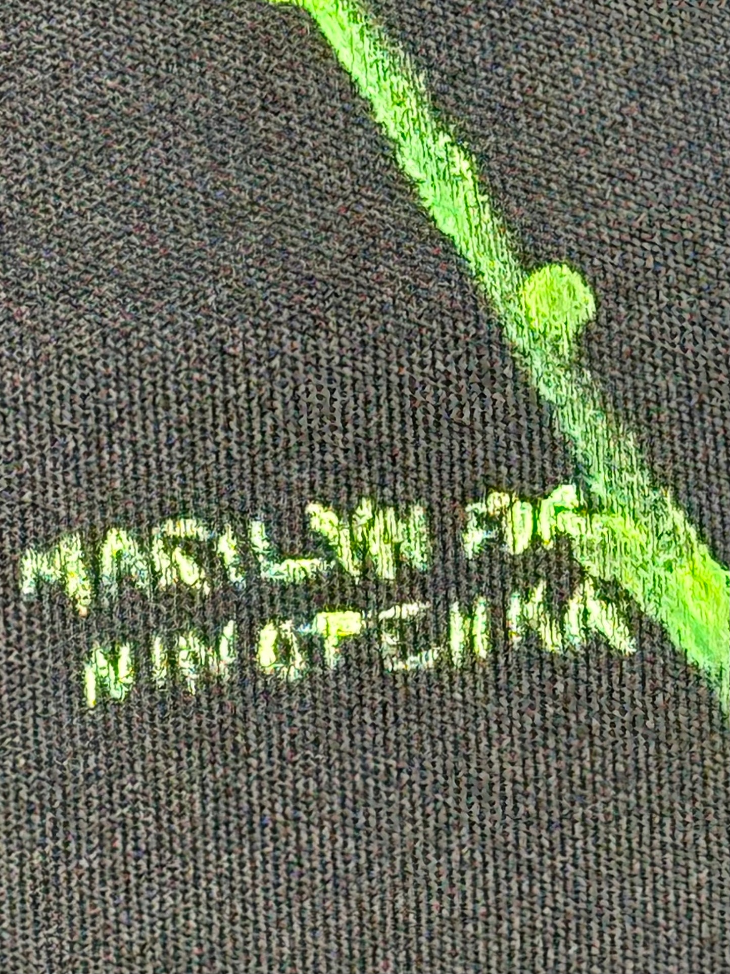 1970s Hand Painted Black Knitwear Set, Marilyn for Ninotchka Size Small, Sakowitz, Yellow Rose, Turtleneck Sweater, Maxi Skirt