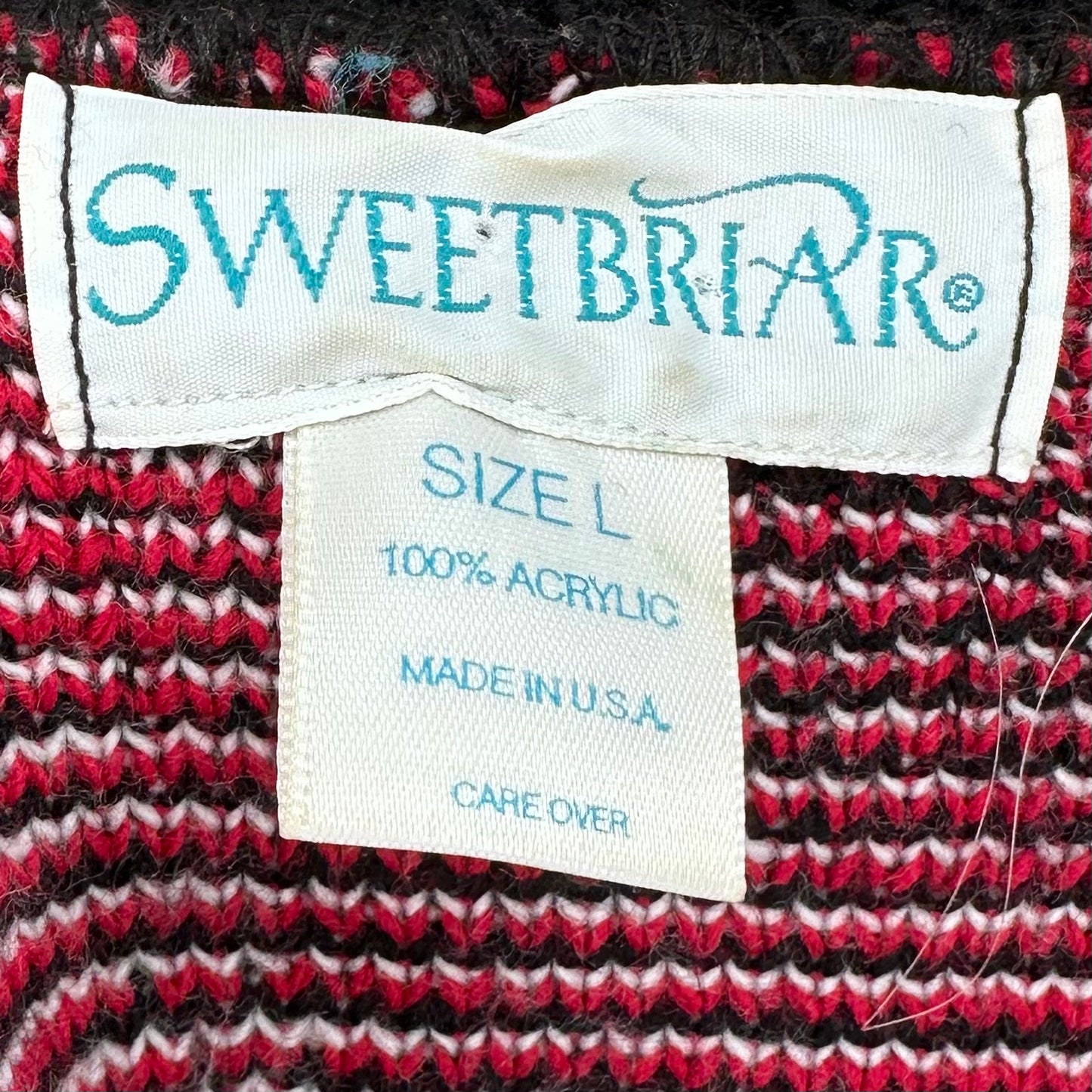 1980s Christmas Sweater, Sweet Briar Size Large