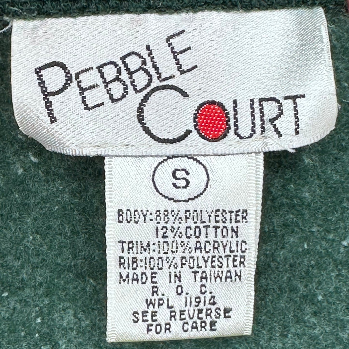 1990s Halloween Sweatshirt, Pebble Court Size S-M