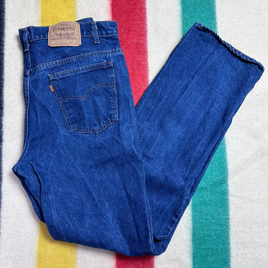 1970s/80s Levi’s Saddleman 517 Jeans, 35.5"x33.25", Orange Tab