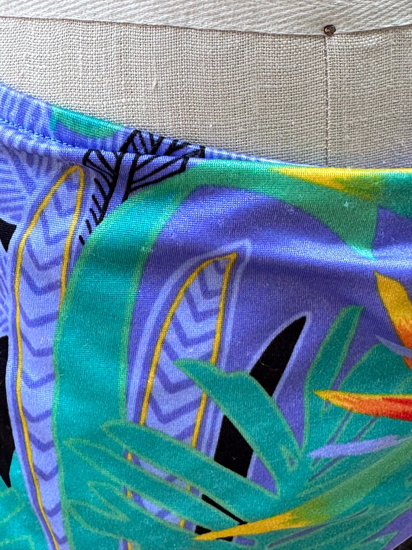 1970s Tropical Floral Bikini, Some-Body! By Mainstream Size Small