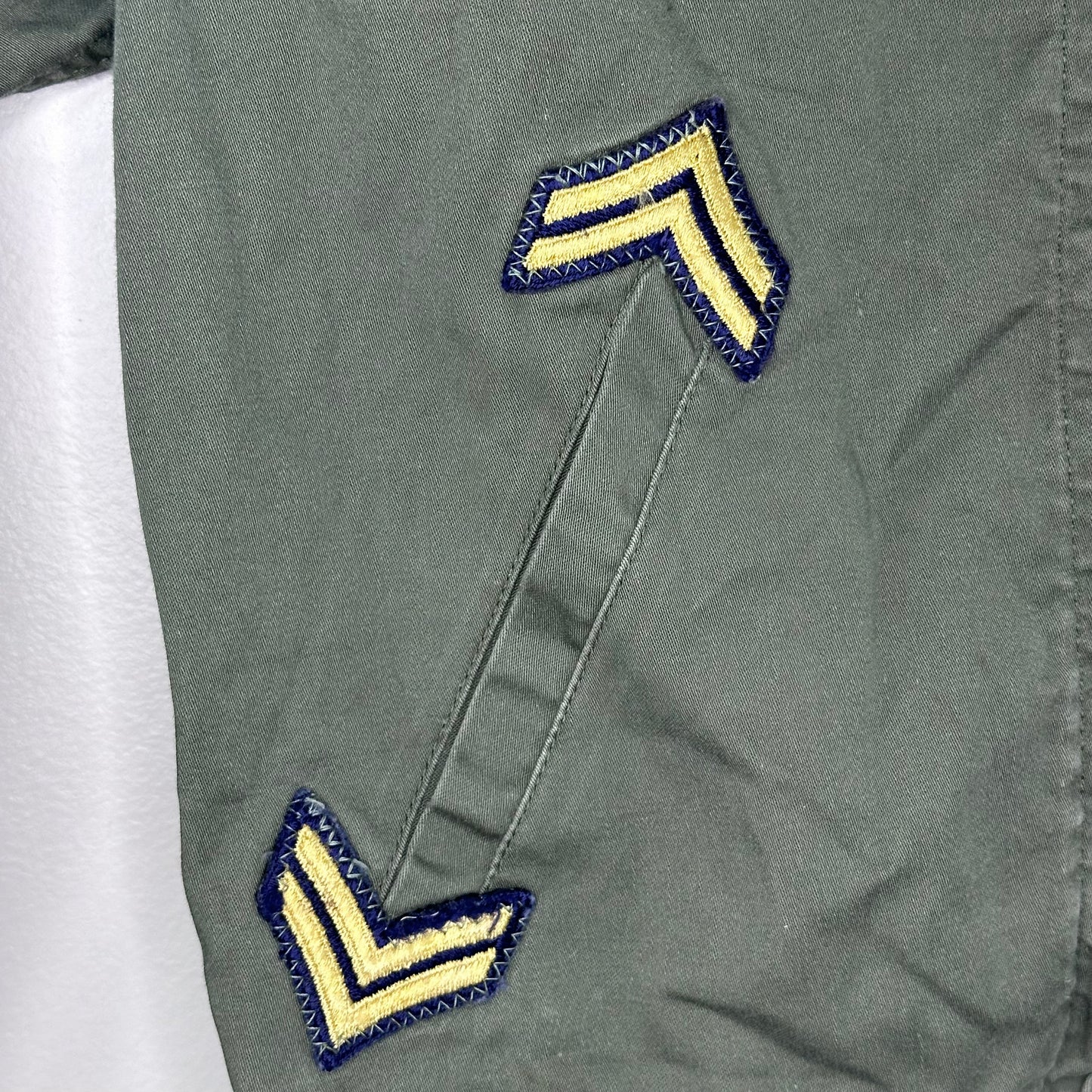 1960s Kids Combat Jacket by Harle with WW2 Patches, Size 8/10