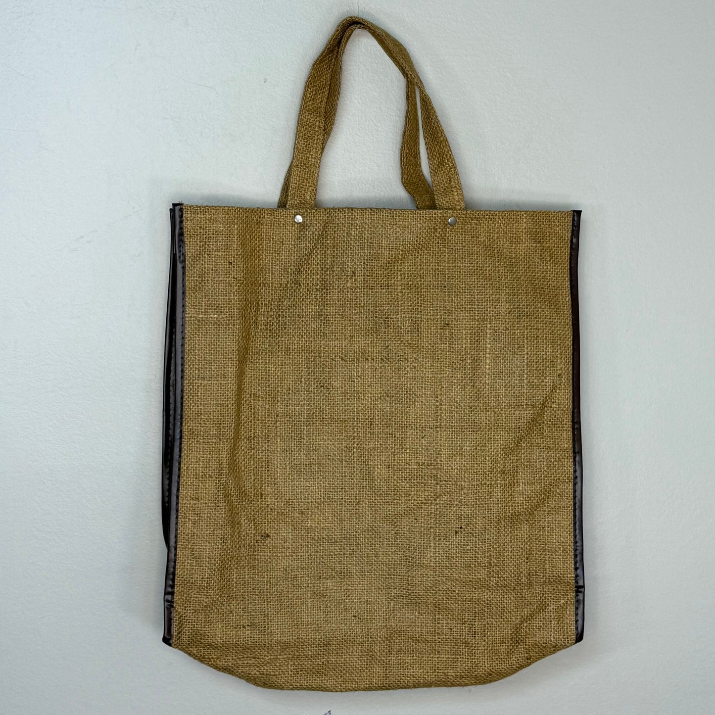 1970s/80s Memphis Cotton Burlap Tote Bag