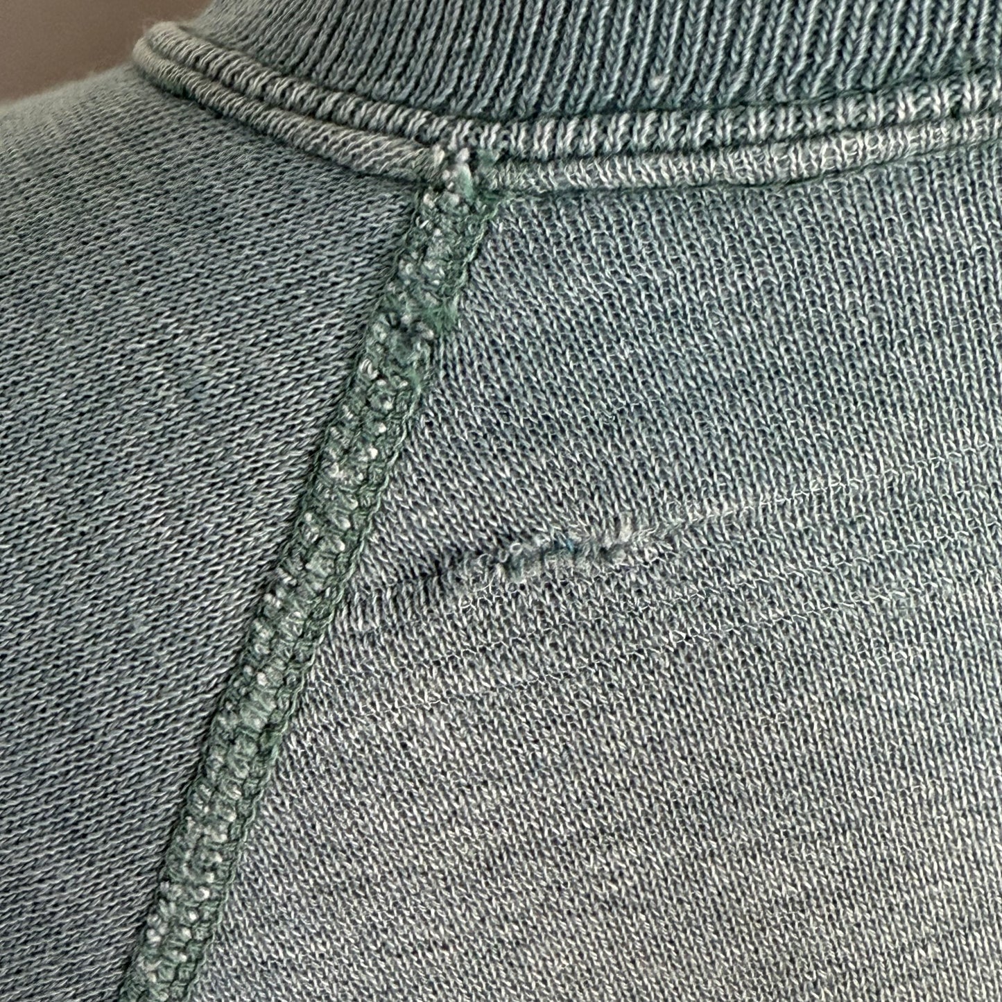 1960s/70s Miss State Sweatshirt, Green, Mississippi State Bulldogs, Size S/M