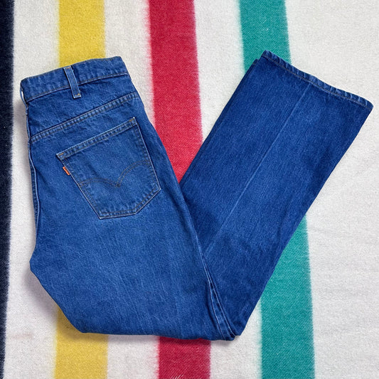 1980s Levi’s Saddleman 517 Jeans, 33.5"x31.5", Orange Tab