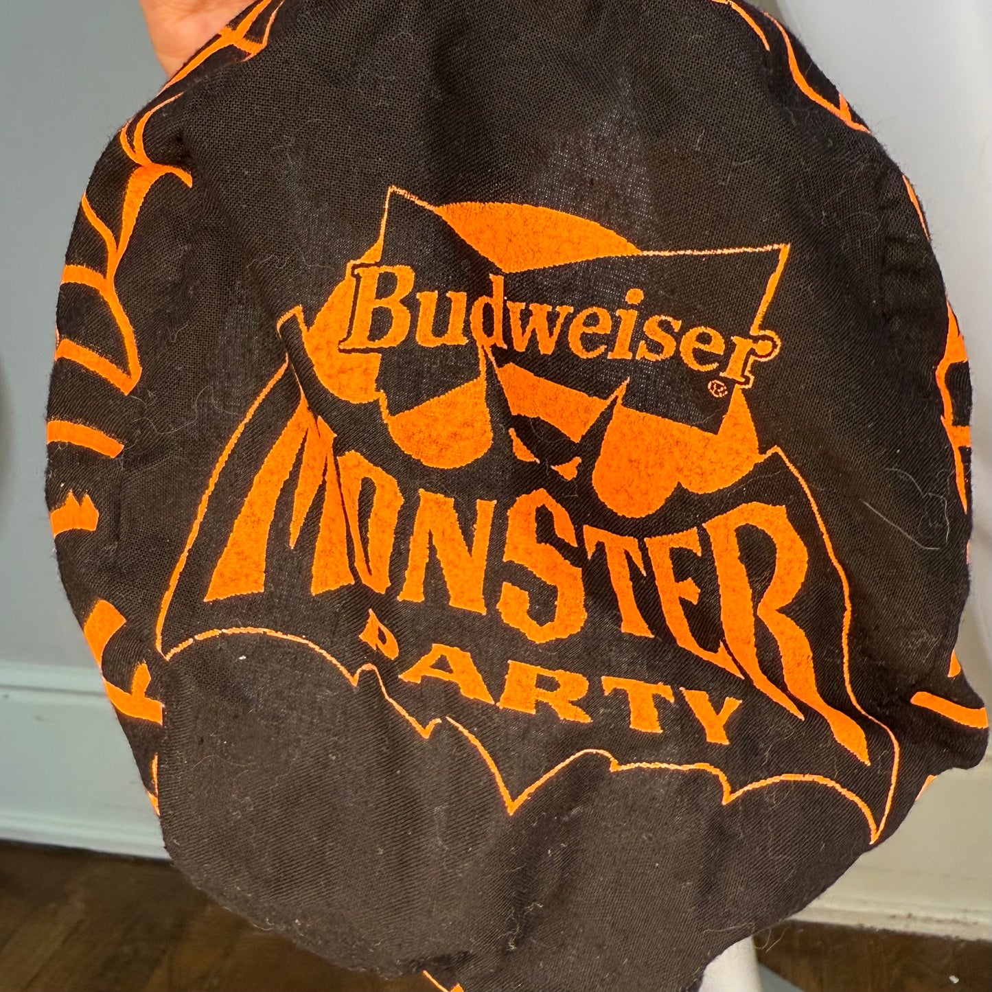 1990s Budweiser Monster Party Hat, Halloween Painter Cap, Beer Promo, Adcap Line, 1993