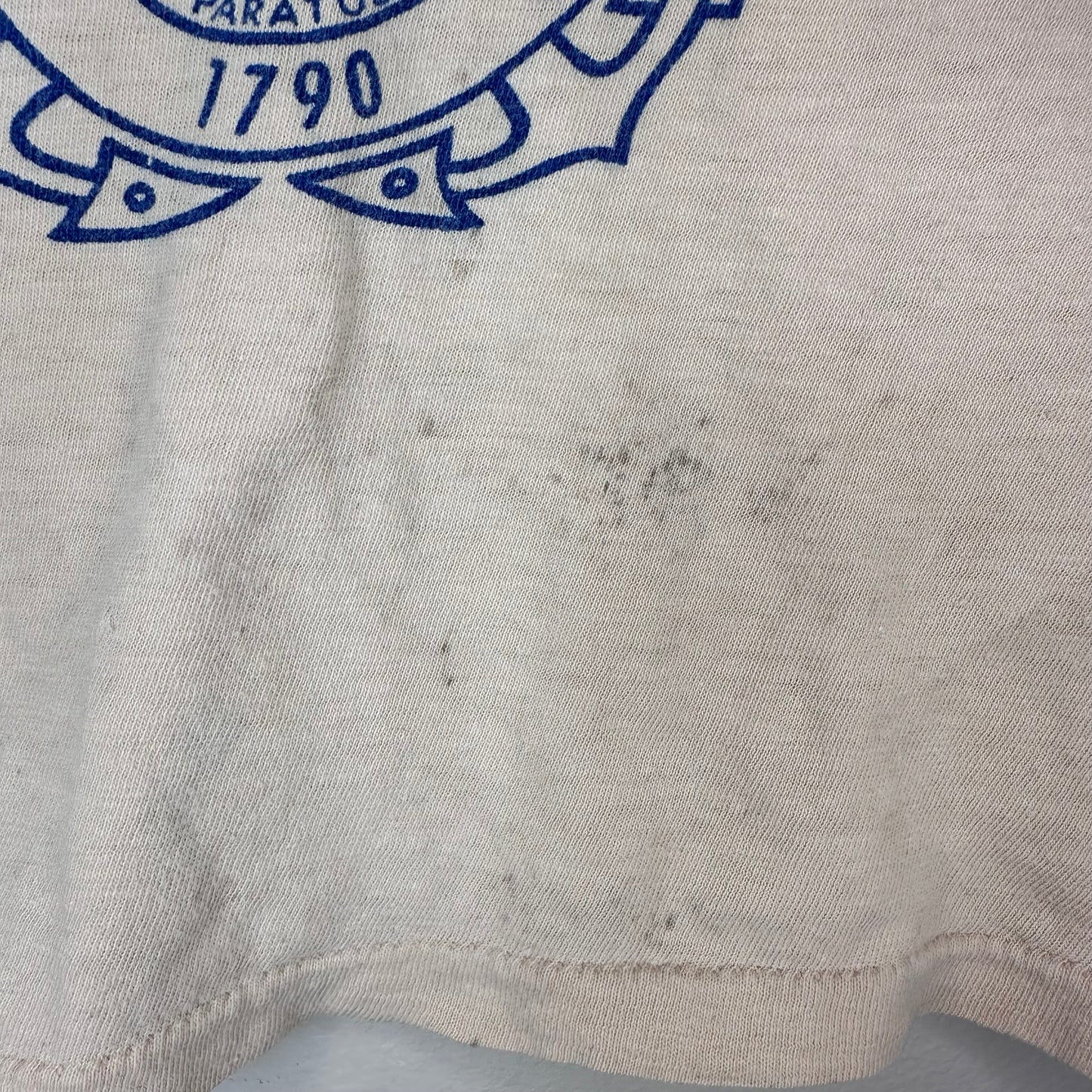 1970s US Coast Guard T-Shirt, Size 5/6, Distressed