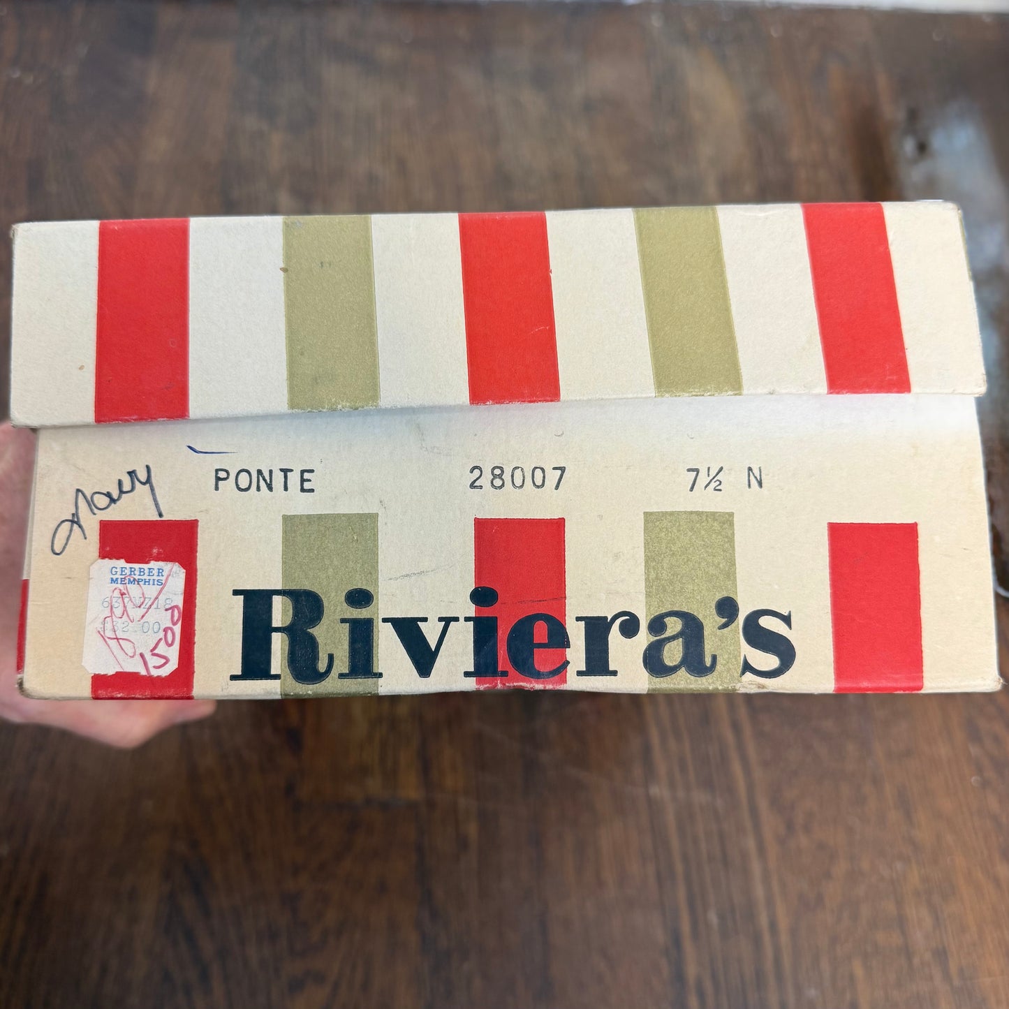 1960s/70s Navy Blue Leather Lace Up Go go Boots, Riviera’s Size 7 1/2 Narrow