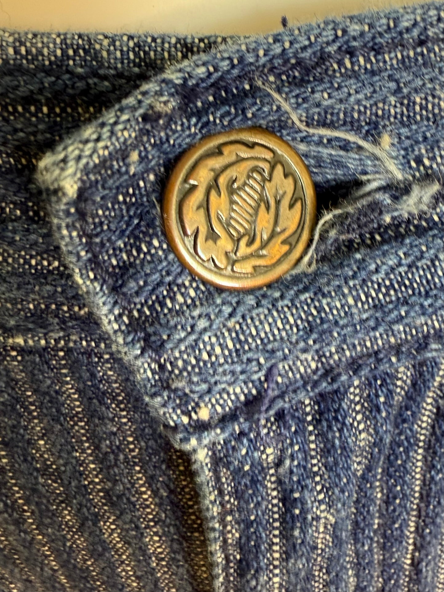 1970s Ribbed Dark Denim Pleated Blue Jeans, Sears Jr Bazaar, 25"x27", High Rise Tapered Leg
